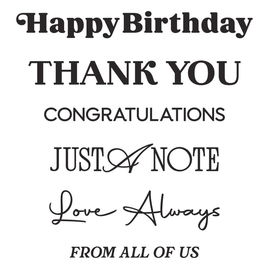 Spellbinders - Create Your Way Everyday Press + Foil Plates Timeless Greetings