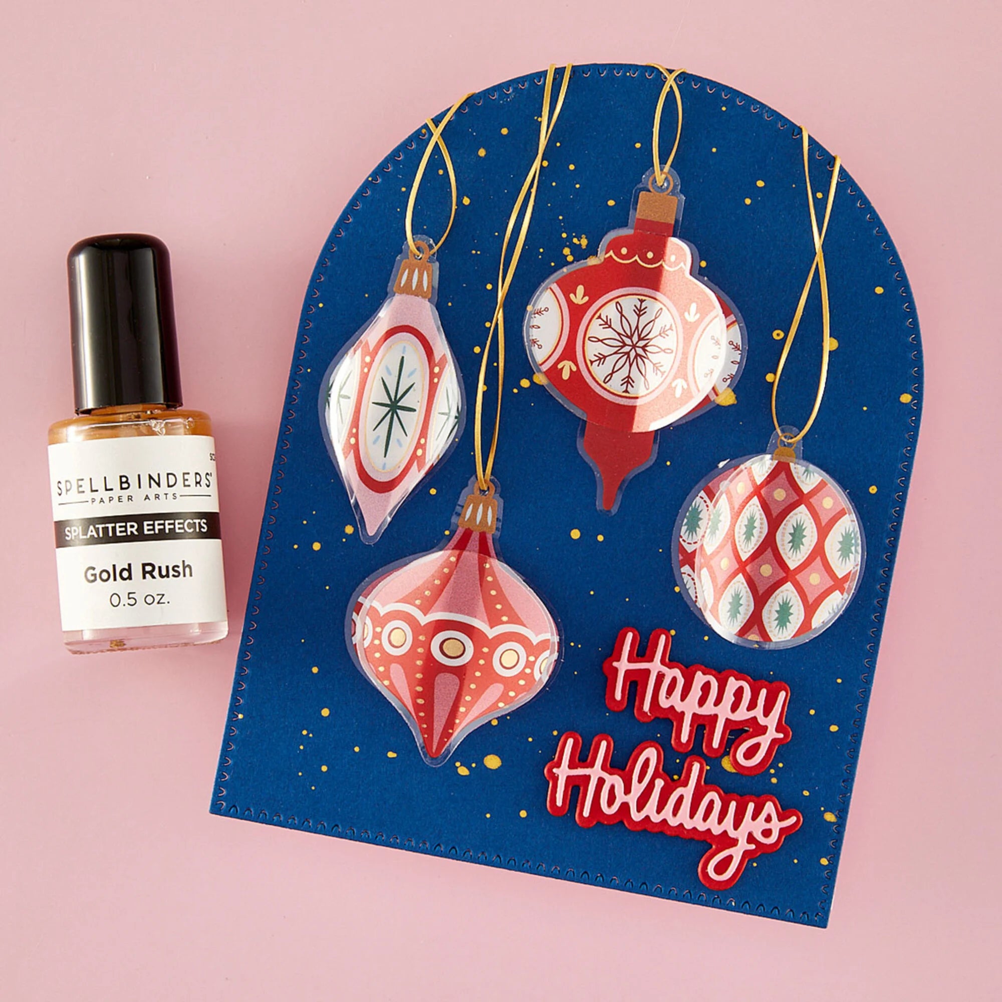 Spellbinders - Finishing Touches Gold Rush Splatter Effects