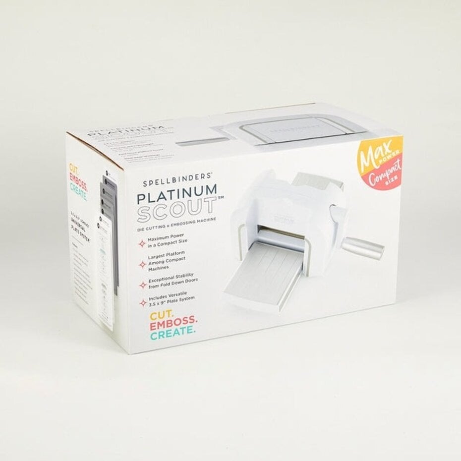 Spellbinders  - Platinum Scout Die Cutting & Embossing Machine - White