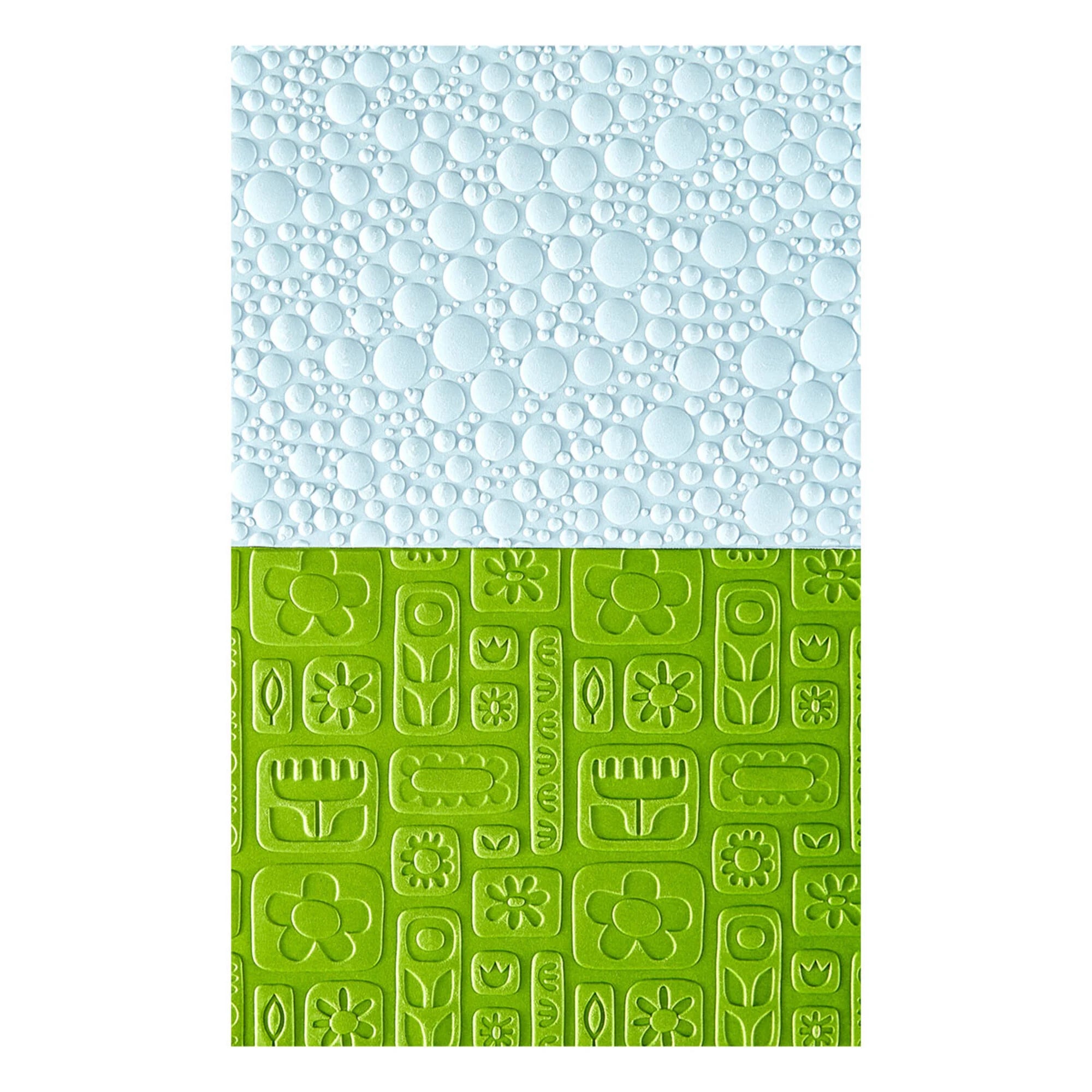 Spellbinders- Suds & Buds - 3D Embossing Folder