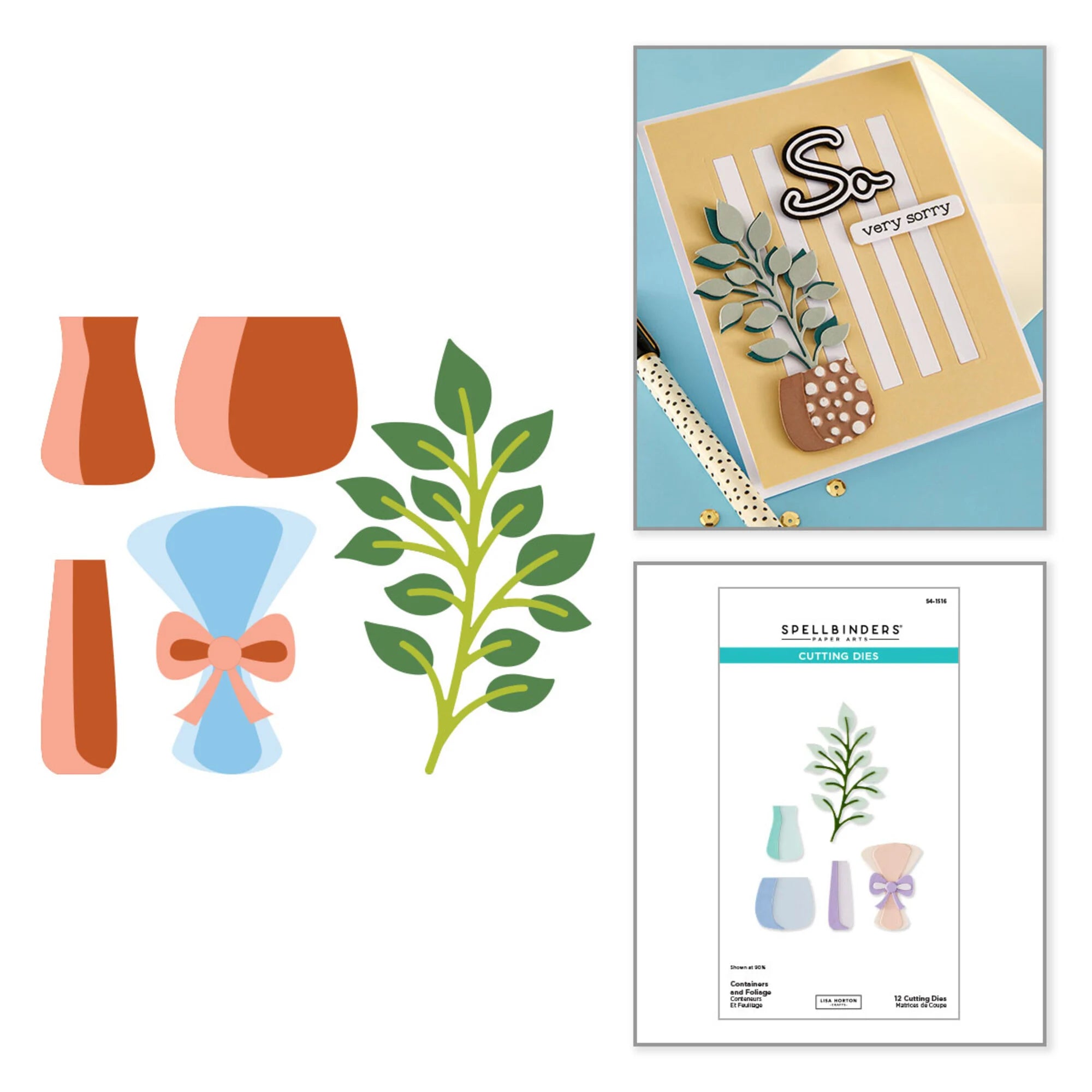 Spellbinders - Dies - Containers & Foliage