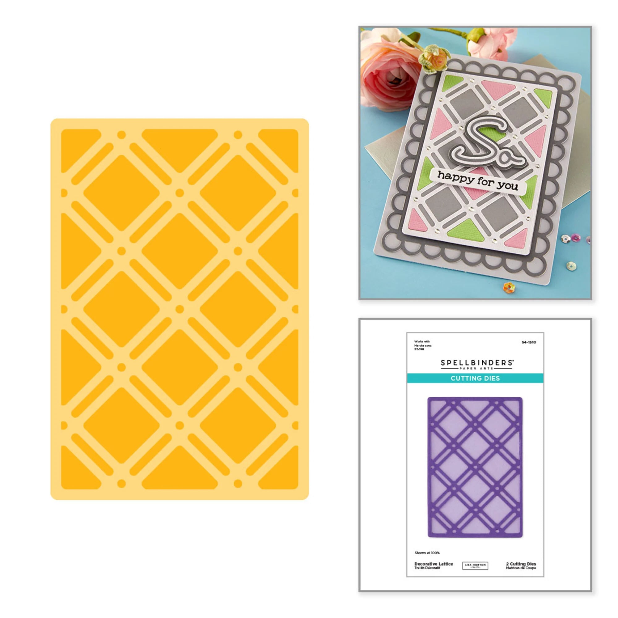 Spellbinders - Dies - Decorative Lattice