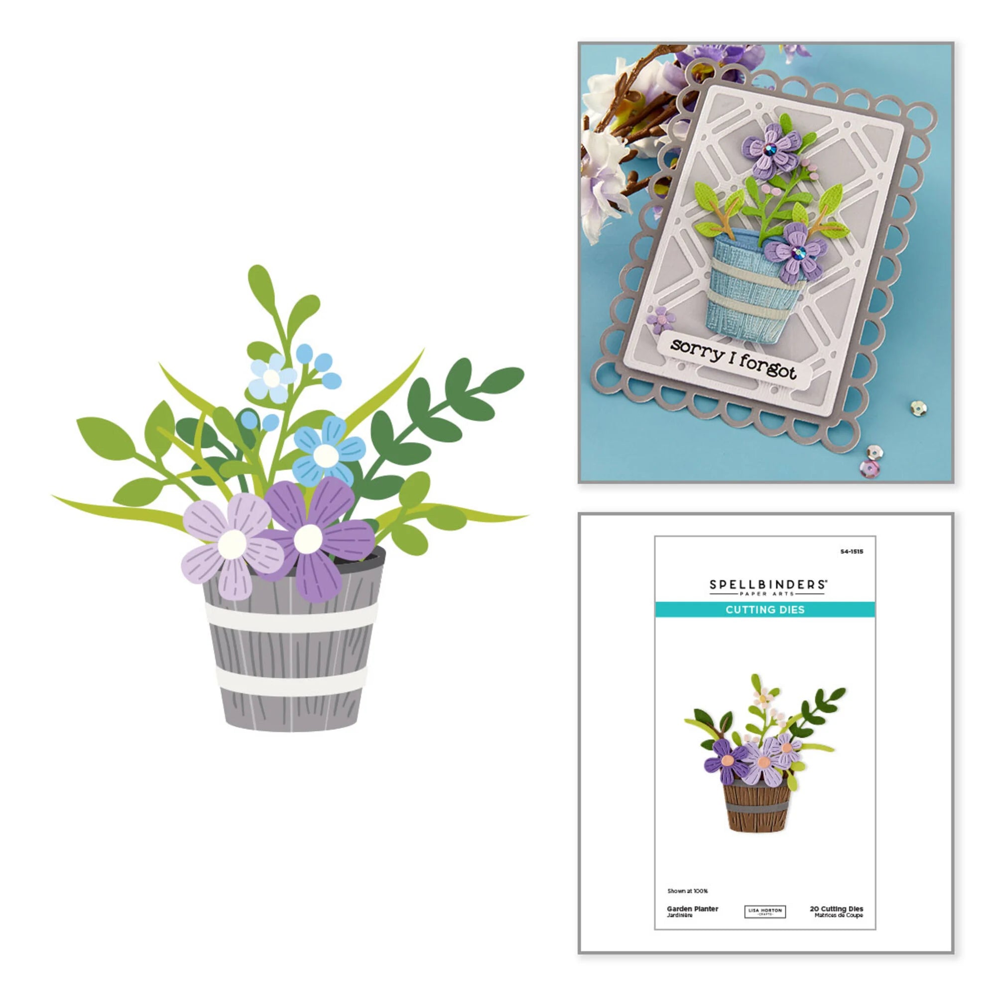 Spellbinders - Dies - Garden Planter