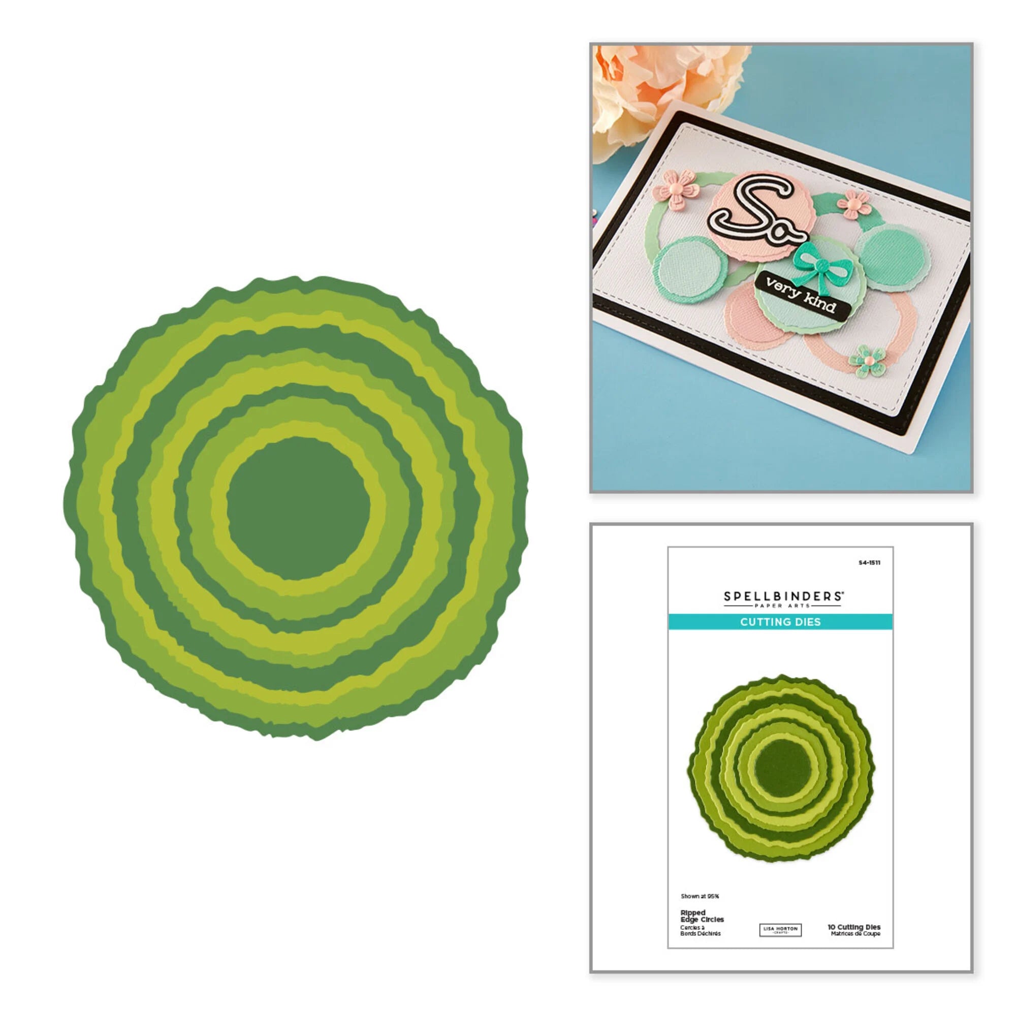 Spellbinders - Dies - Ripped Edge Circles