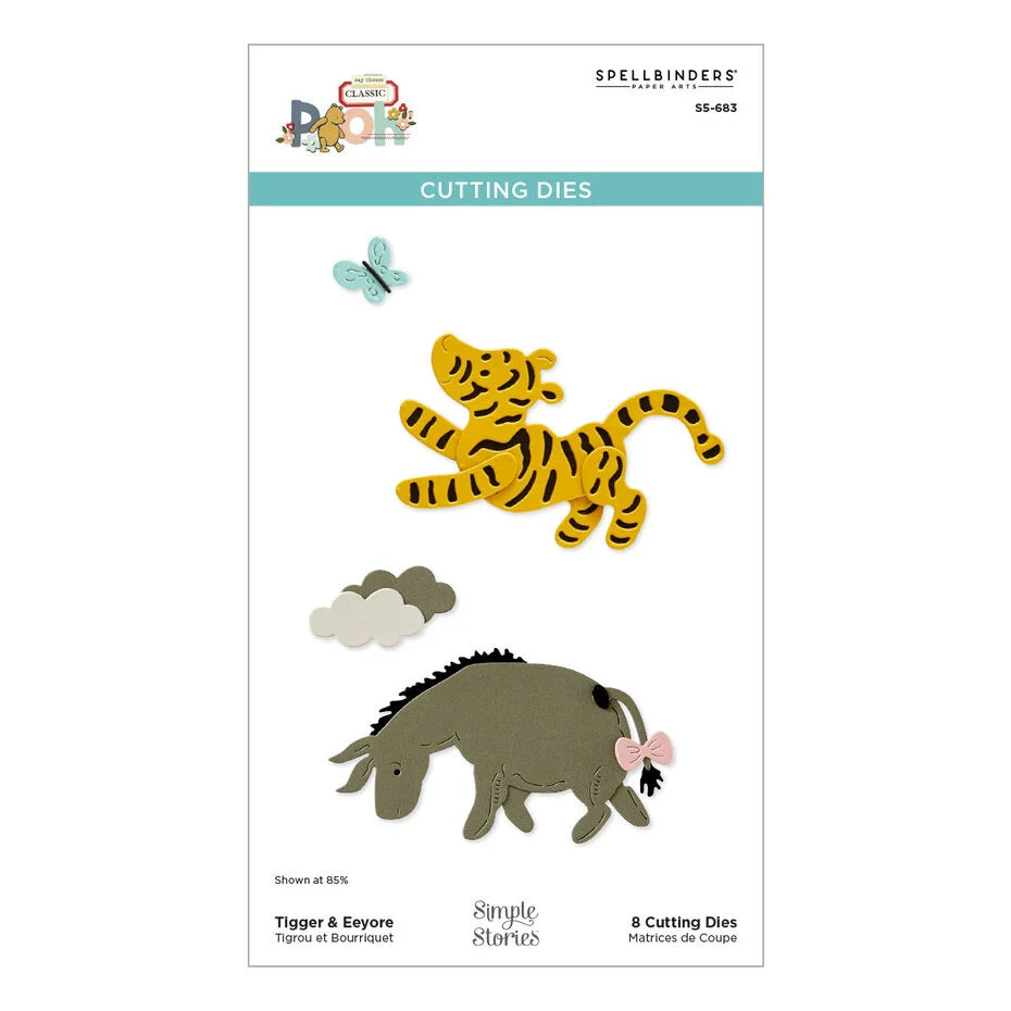 Spellbinders - Dies - Say Cheese Classic Pooh - Tigger & Eeyore