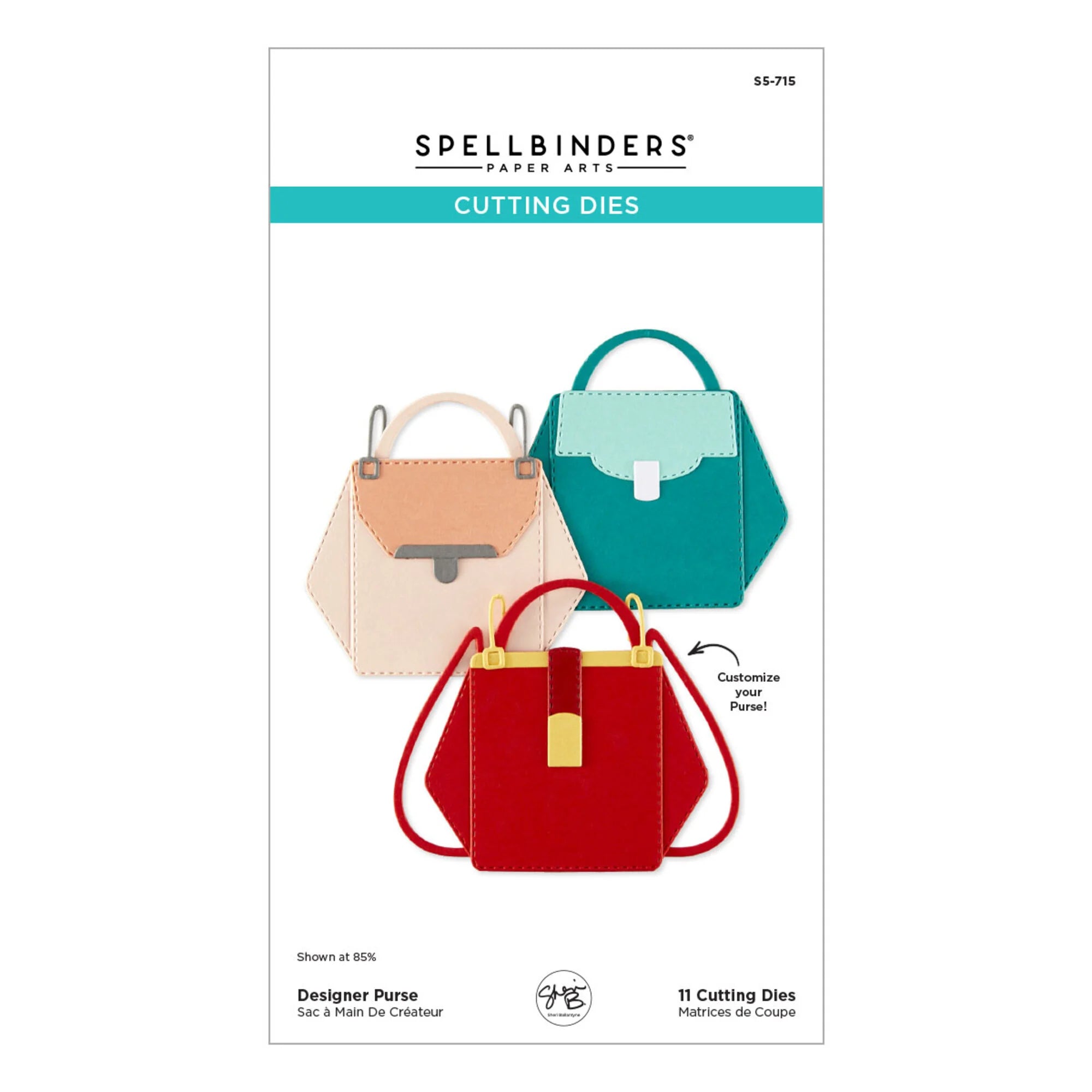 Spellbinders - Dies - Designer Purse