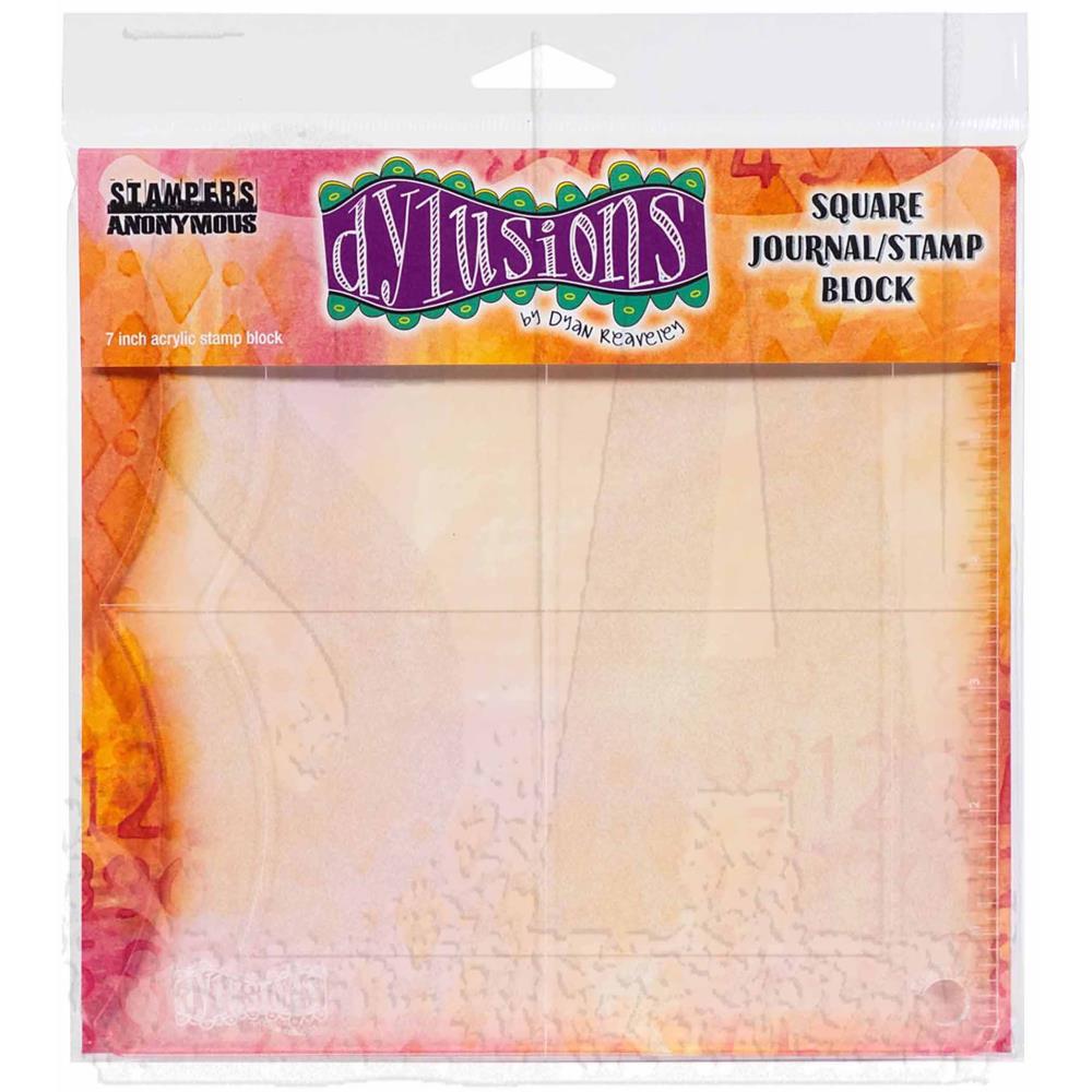 Dylusions - Journal Stamp Block - Square