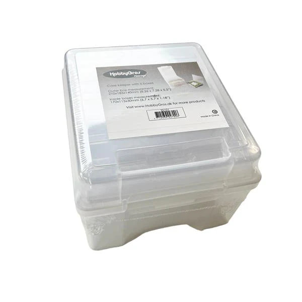 Plastic Storage - Case Keeper with 6 boxes