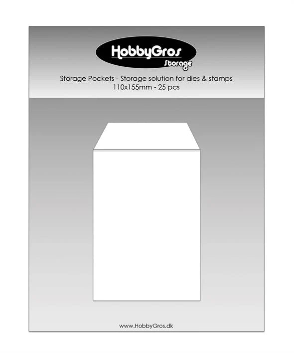Hobbygros - Stamp & Die Storage Pockets - Liten