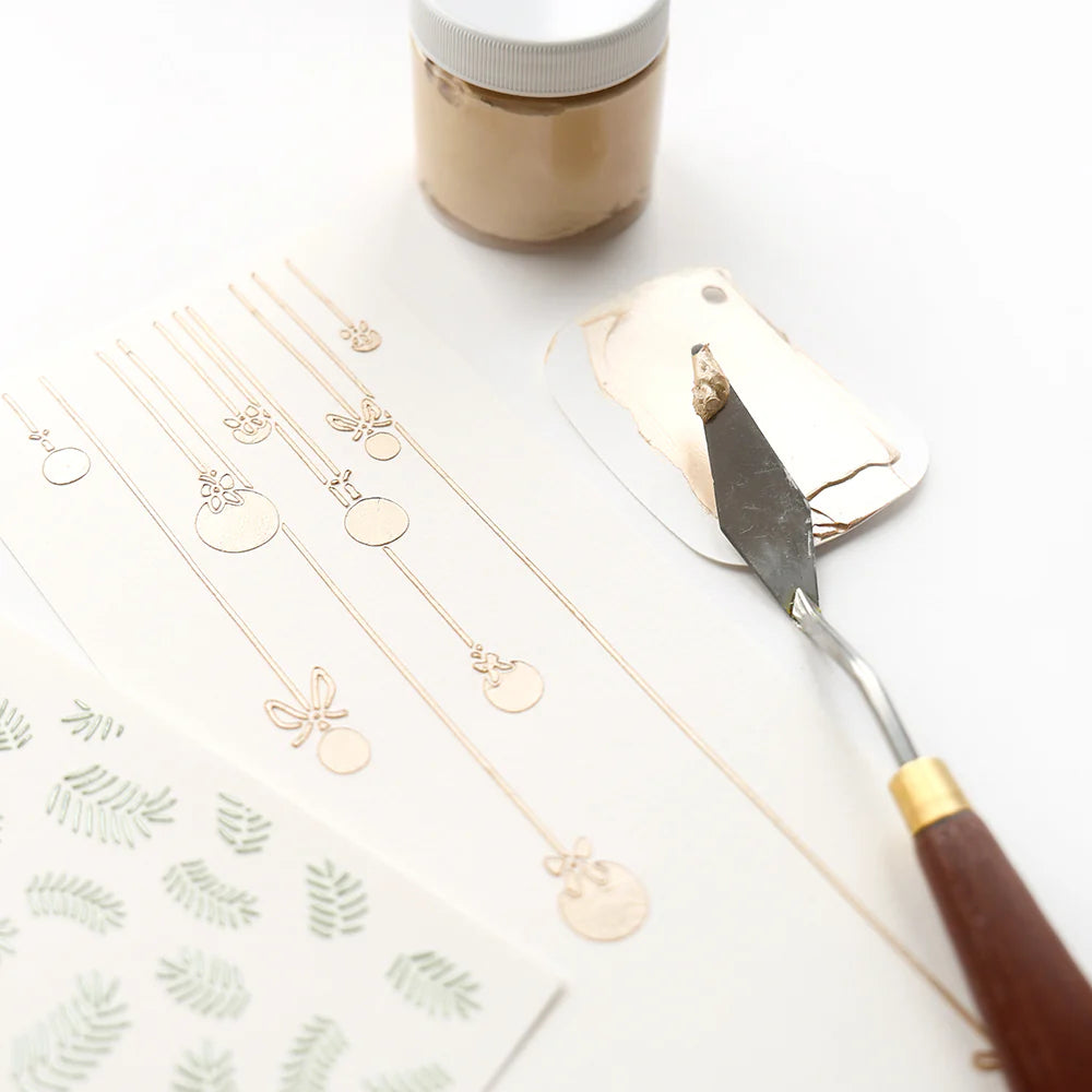 Alexandra Renke - Stencil - Festlige juletrekuler