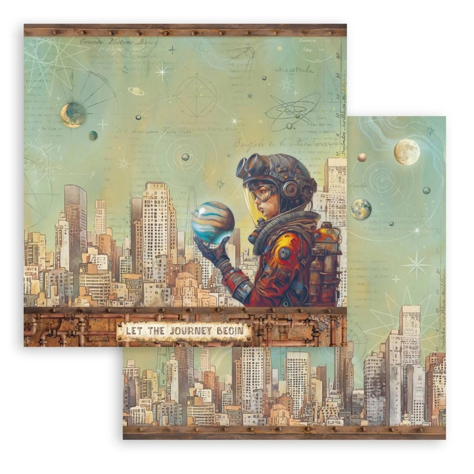 Stamperia - A New Beginning - Paper Pad 12 x 12" (10ark)