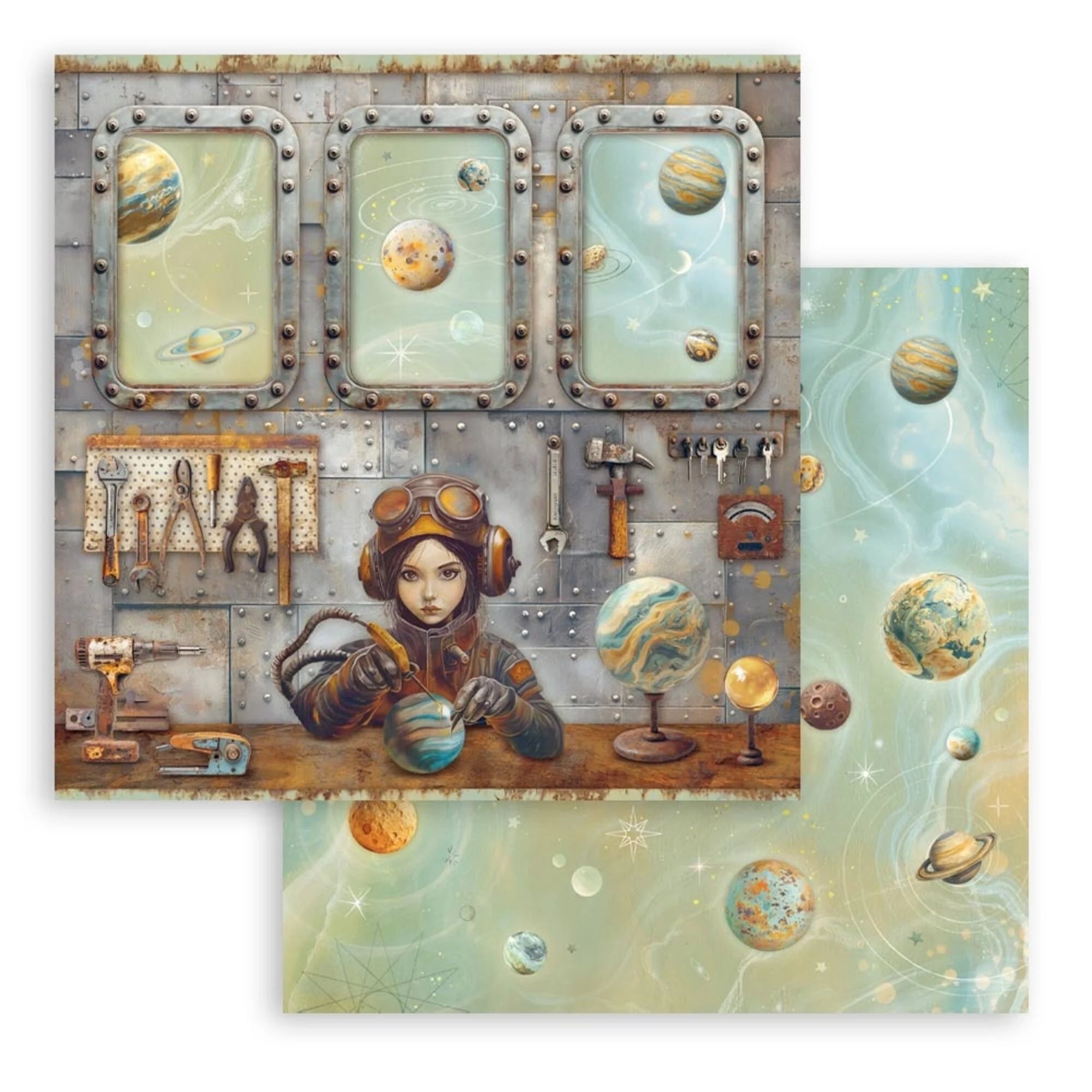 Stamperia - A New Beginning - Paper Pad 12 x 12" (10ark)