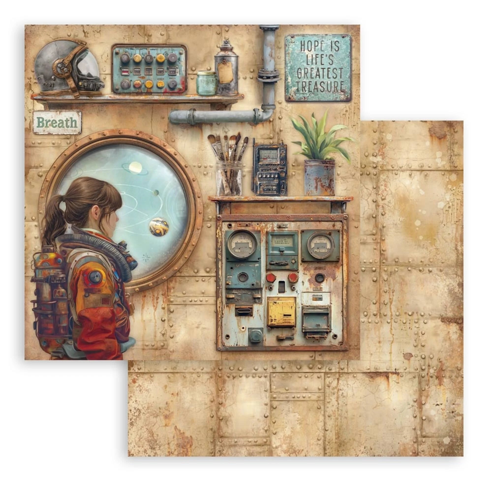 Stamperia - A New Beginning - Paper Pad 12 x 12" (10ark)