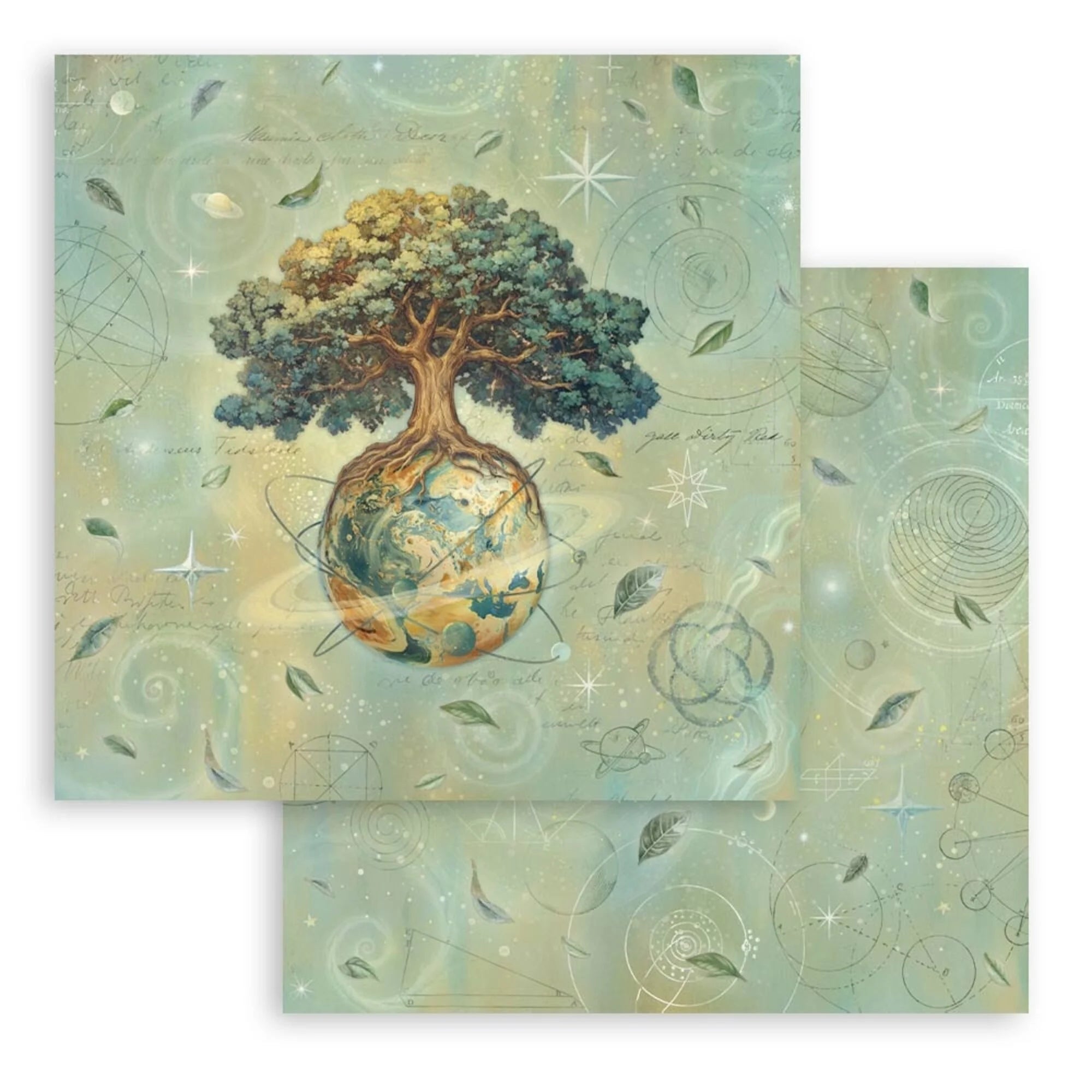 Stamperia - A New Beginning - Paper Pad - 8 x 8" (10 sheets