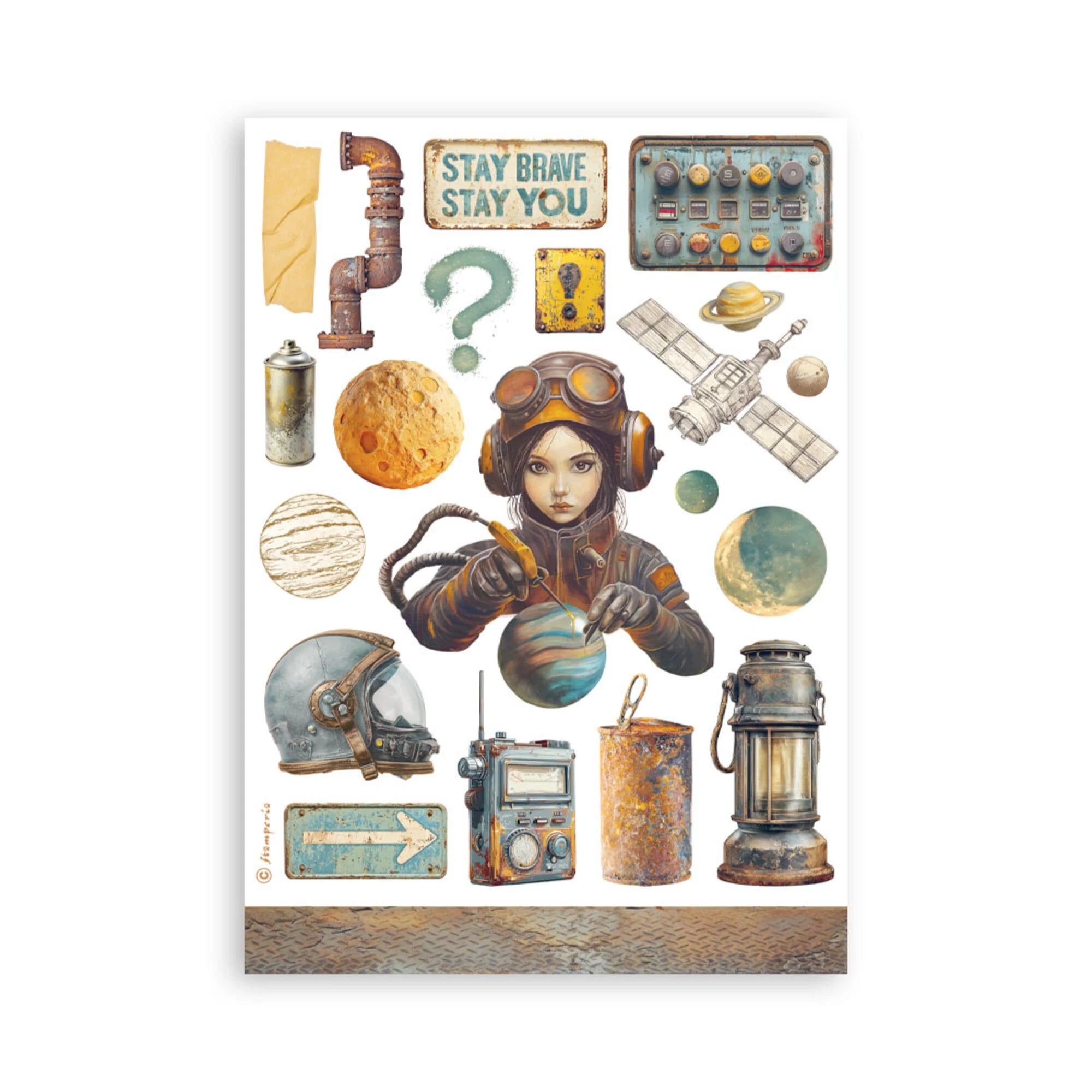 Stamperia - A New Beginning - Washi Pad A5
