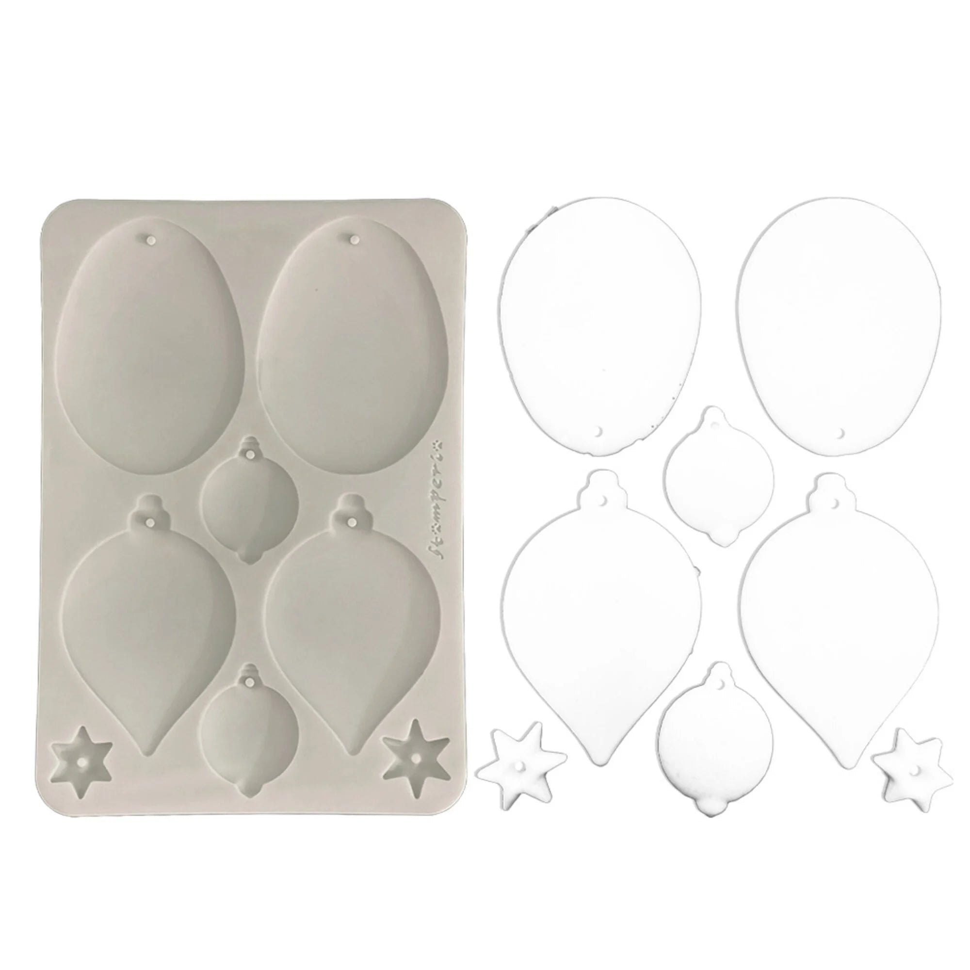 Stamperia - Silicon Moulds - Christmas Balls