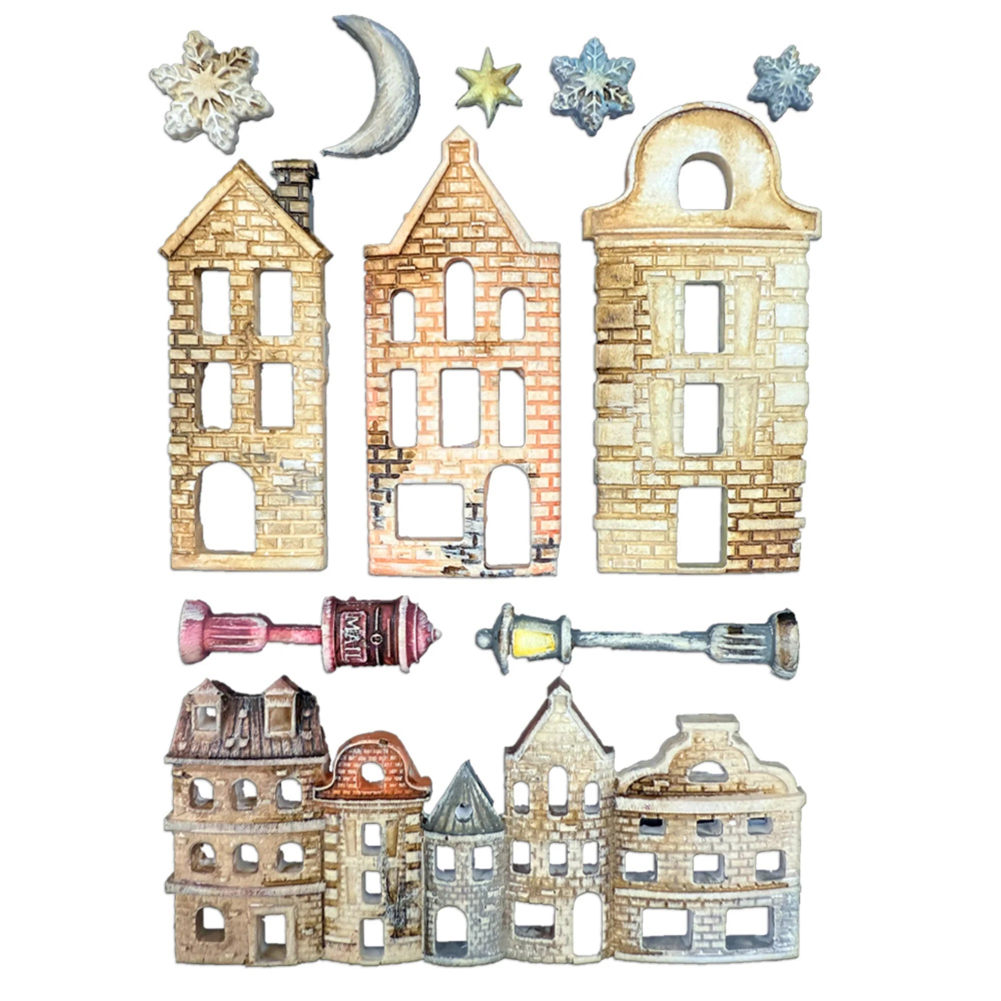 Stamperia - Silicon Moulds - Christmas Village