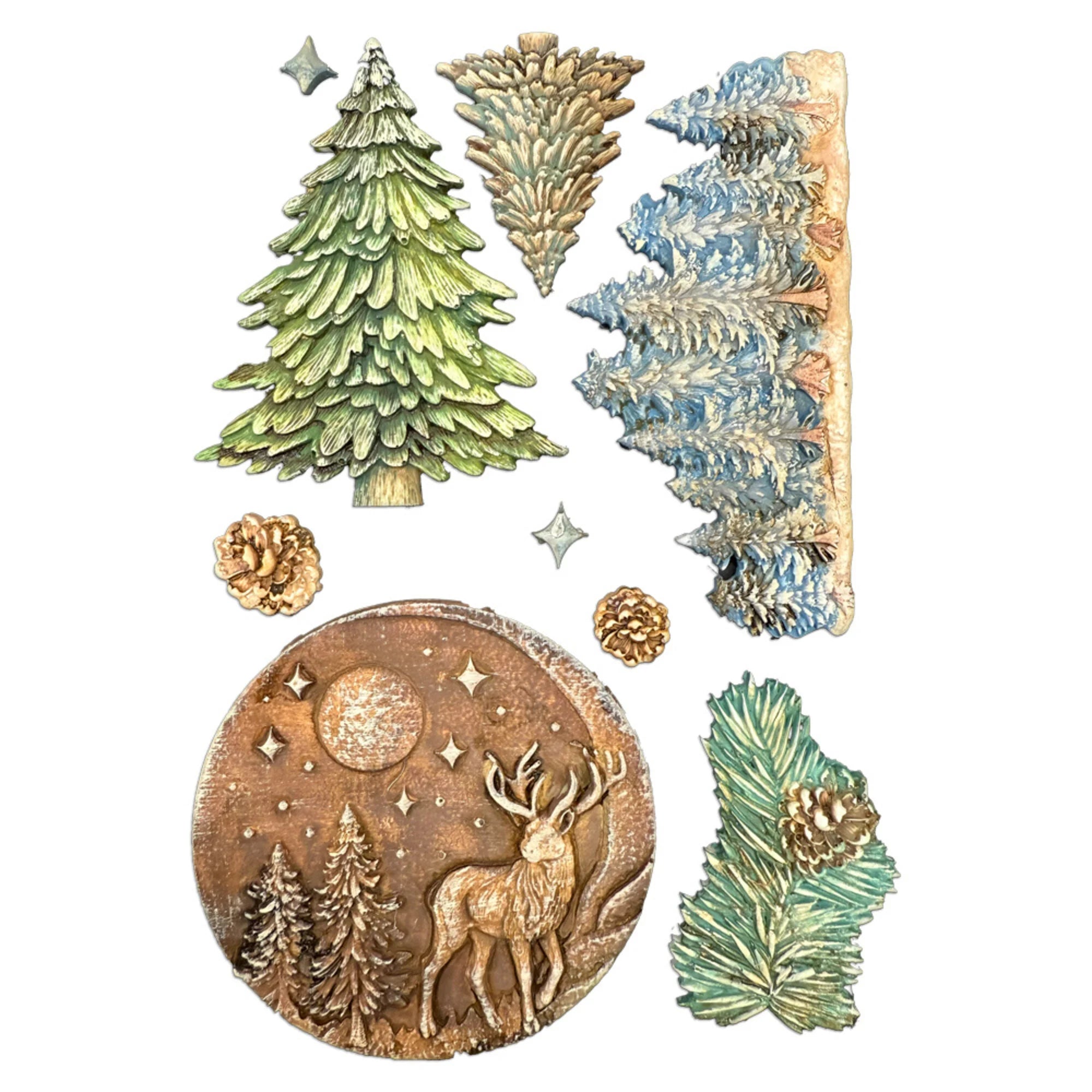 Stamperia - Silicon Moulds - Christmas Winter Landscape