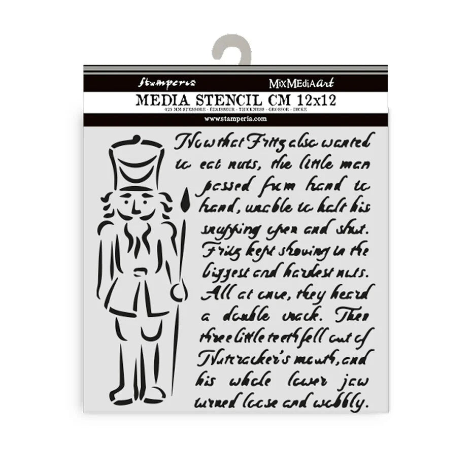 Stamperia - Alice  - Stencil - Christmas Soldier - 12x12cm