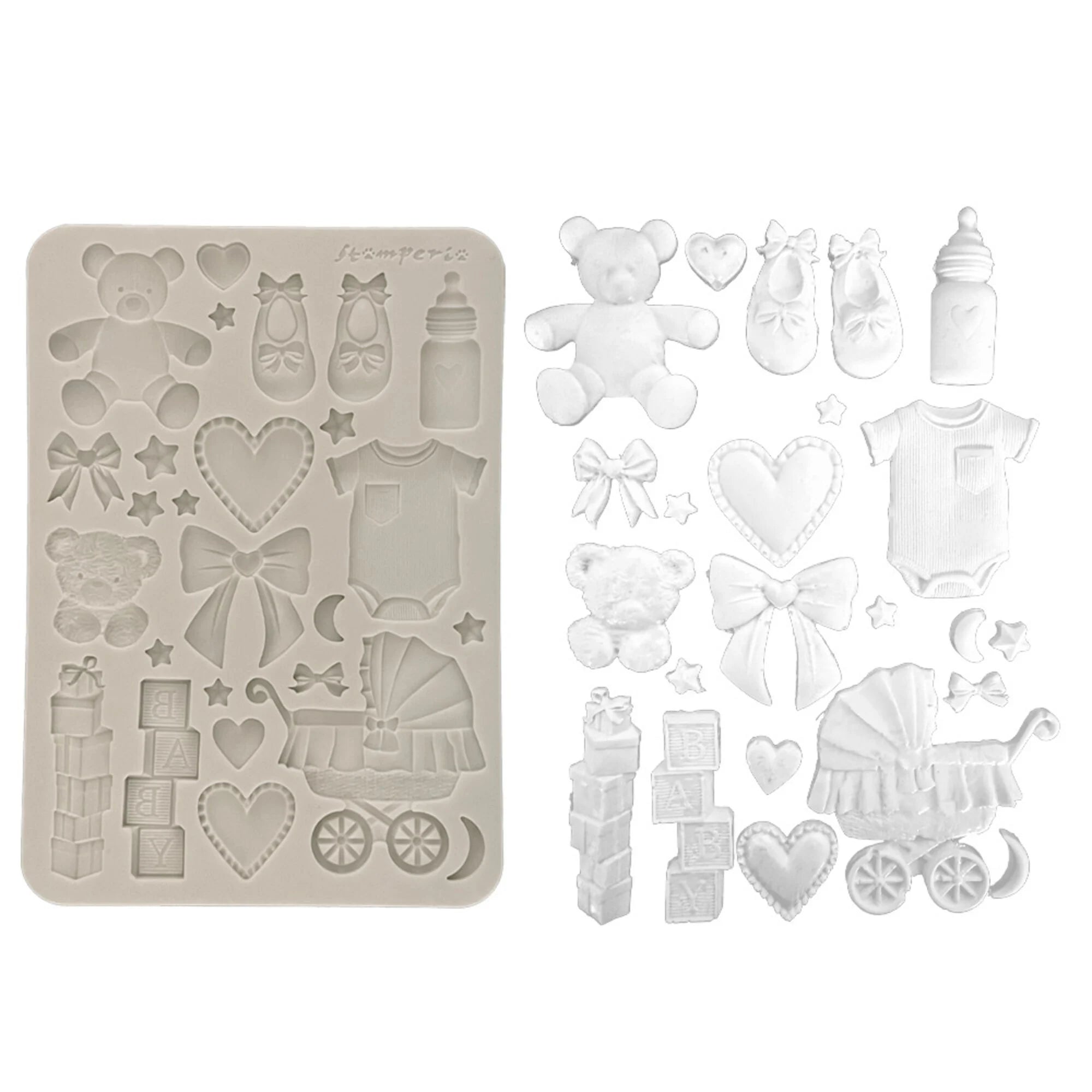 Stamperia  - Baby - Silicon Mould - Accessories