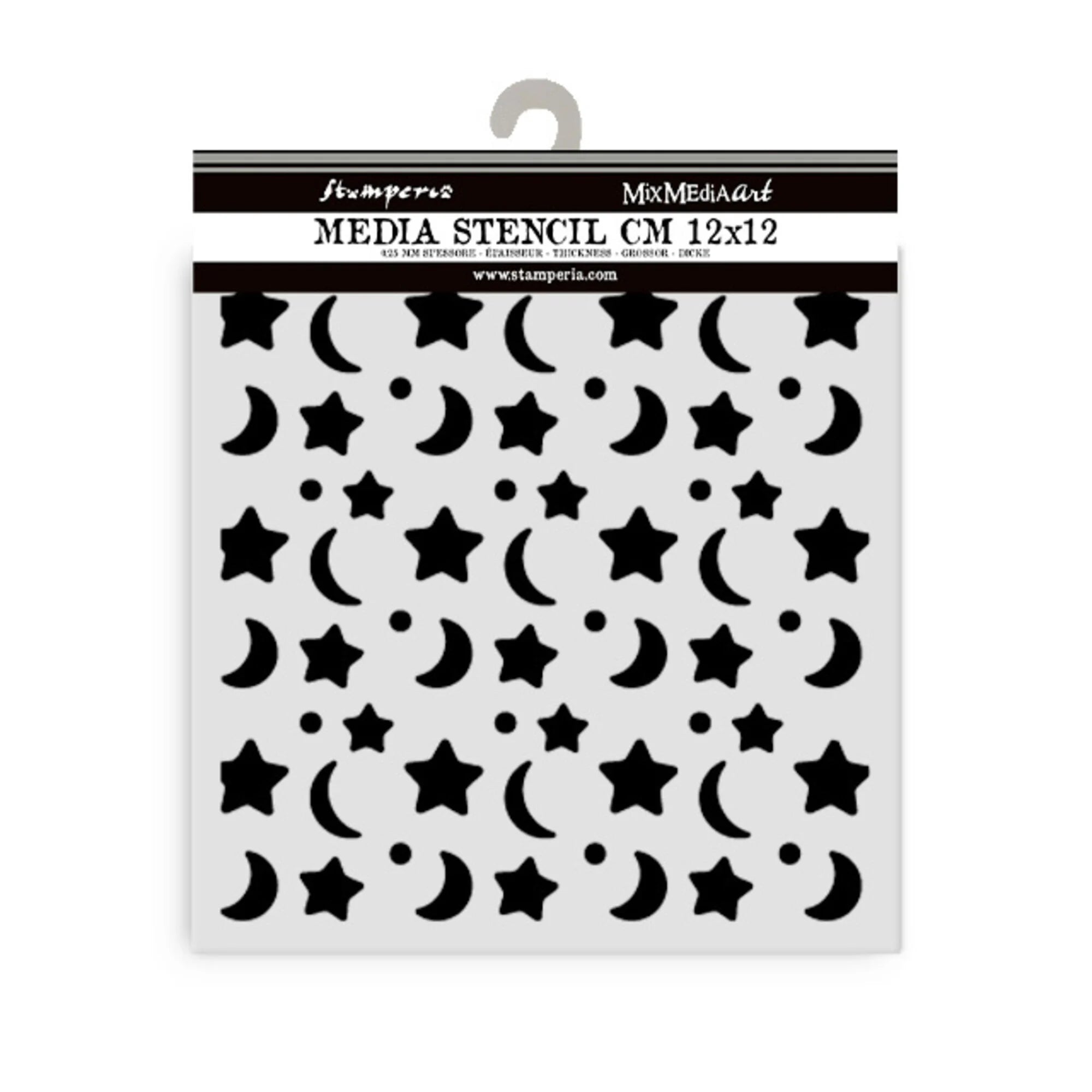 Stamperia - Baby  - Stencil - Star and moon - 12x12cm