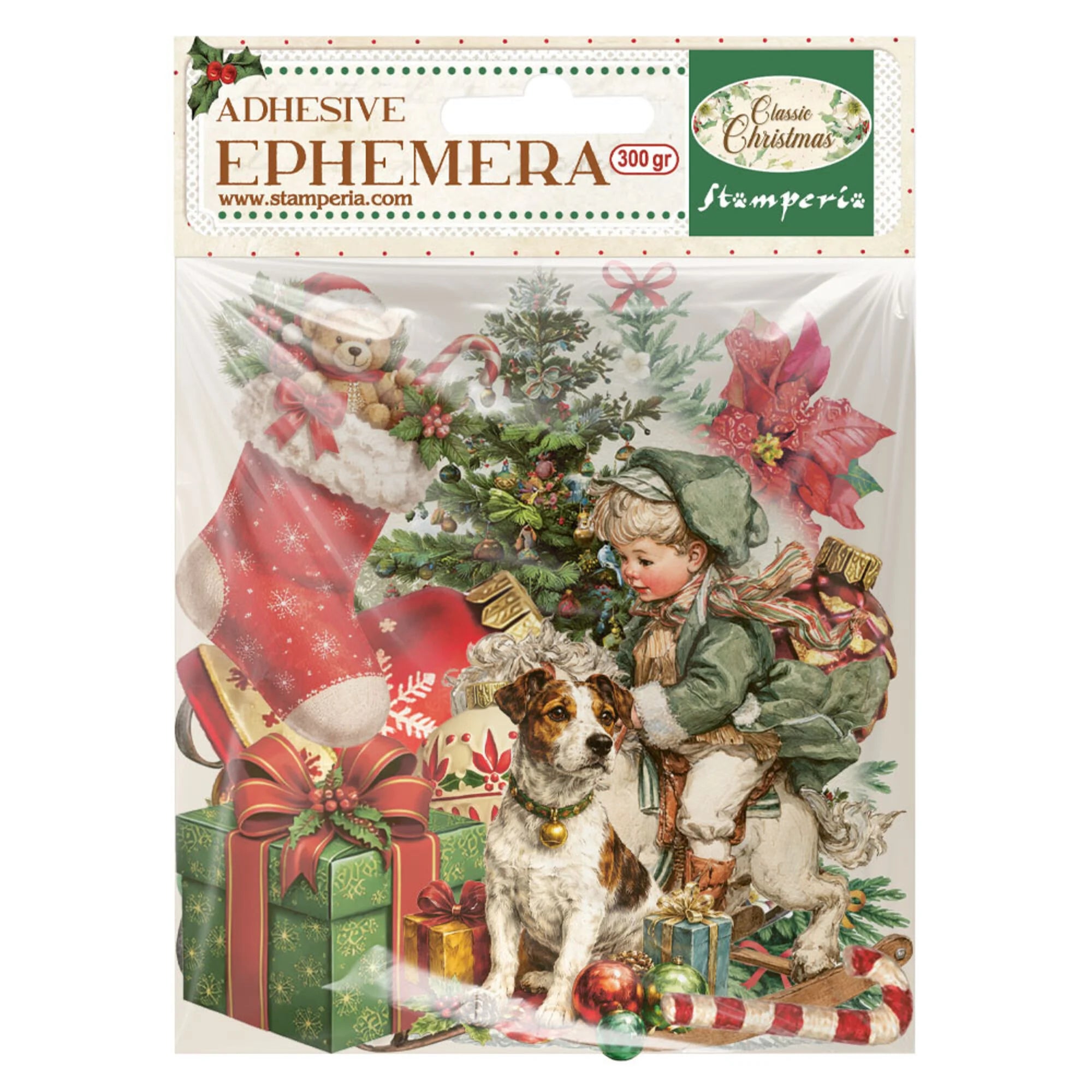 Stamperia  - Classic Christmas -  Adhesive Ephemera 2