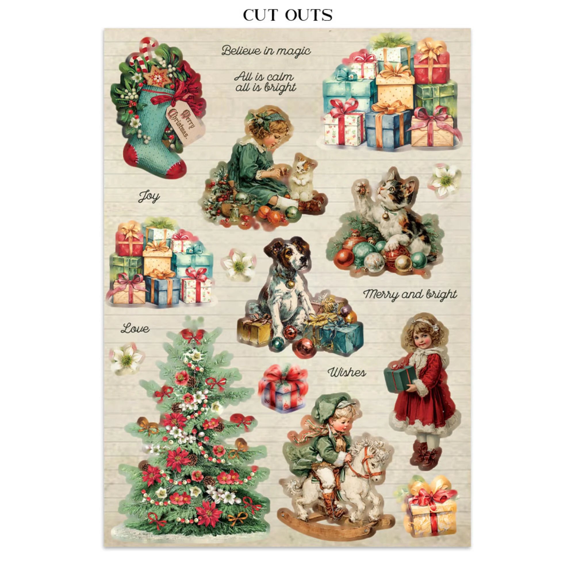 Stamperia - Junk Journal - Classic Christmas - A4