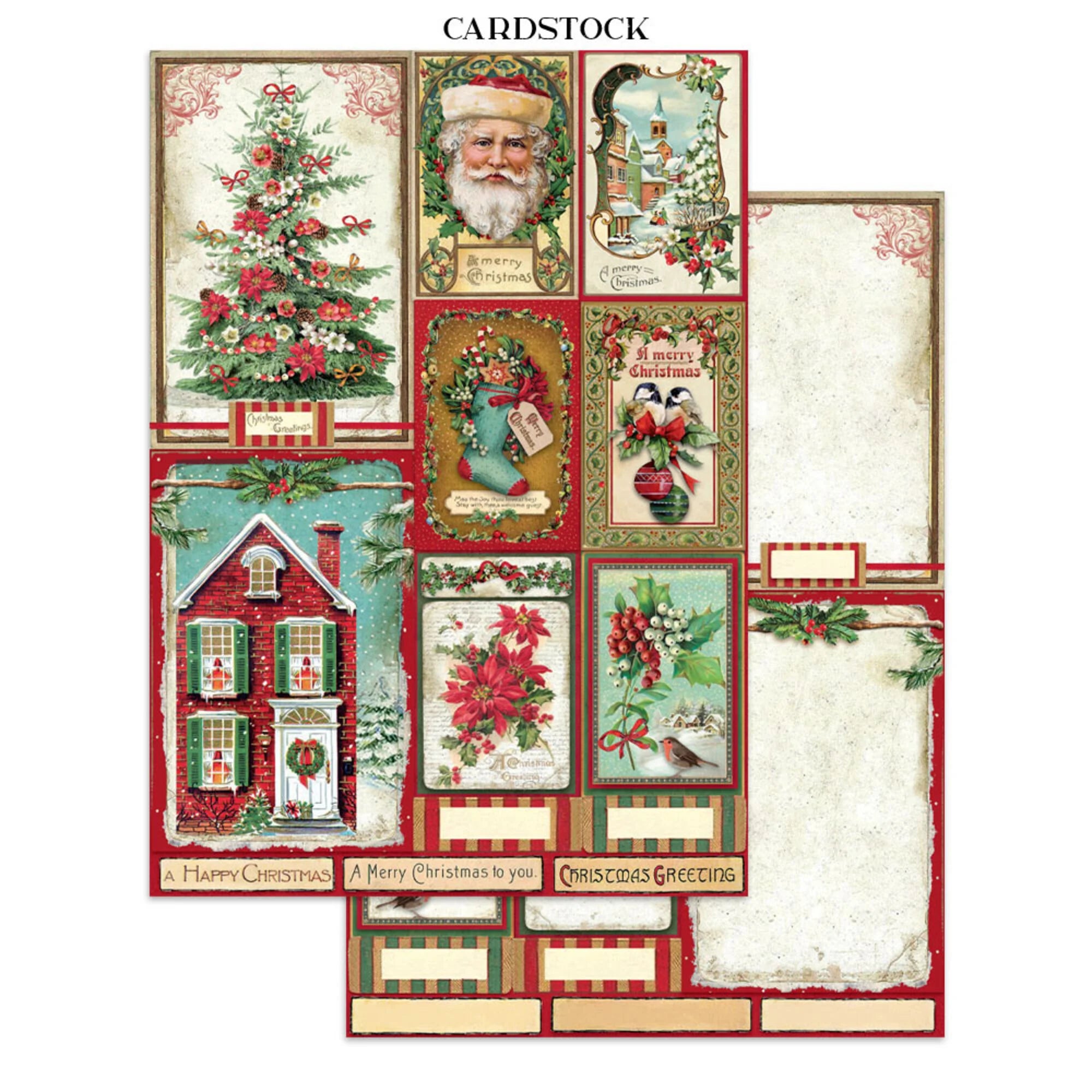Stamperia - Junk Journal - Classic Christmas - A4