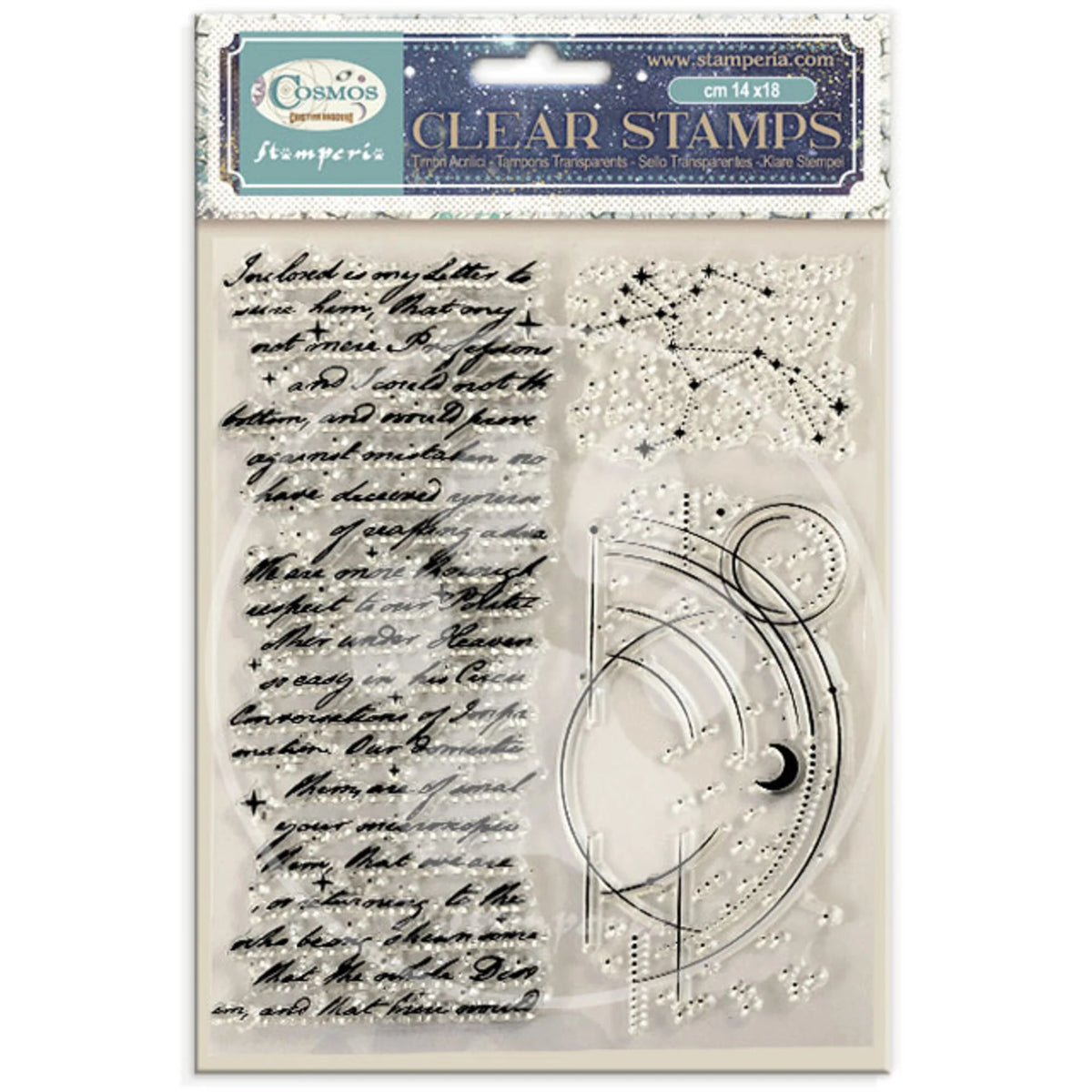 Stamperia -Clear Stamps - Cosmos by Cristina Radova