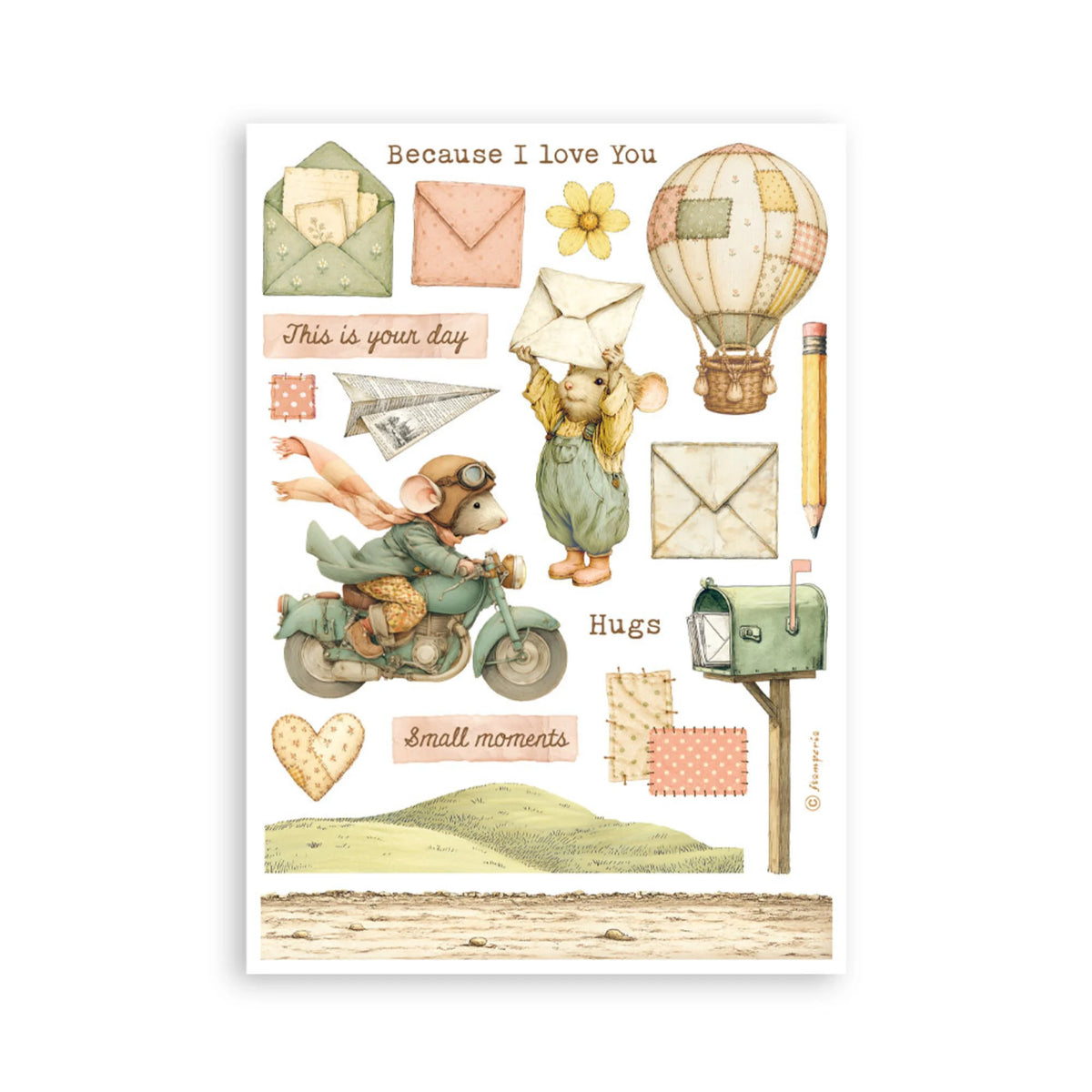 Stamperia - Cozy Family - Washi Pad A5