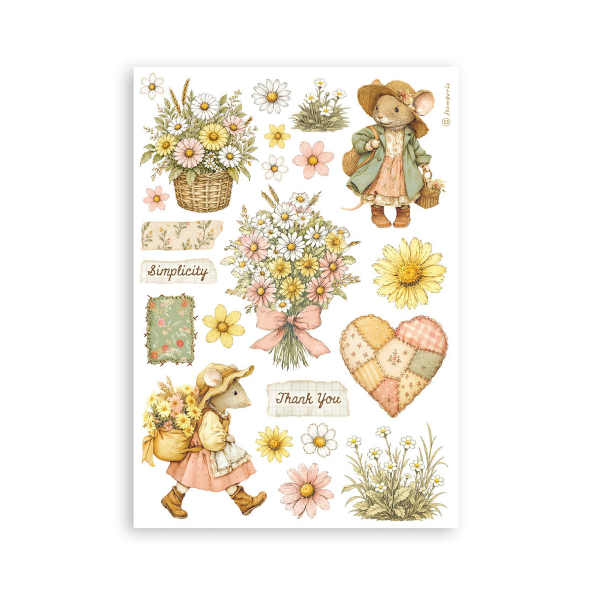 Stamperia - Cozy Family - Washi Pad A5