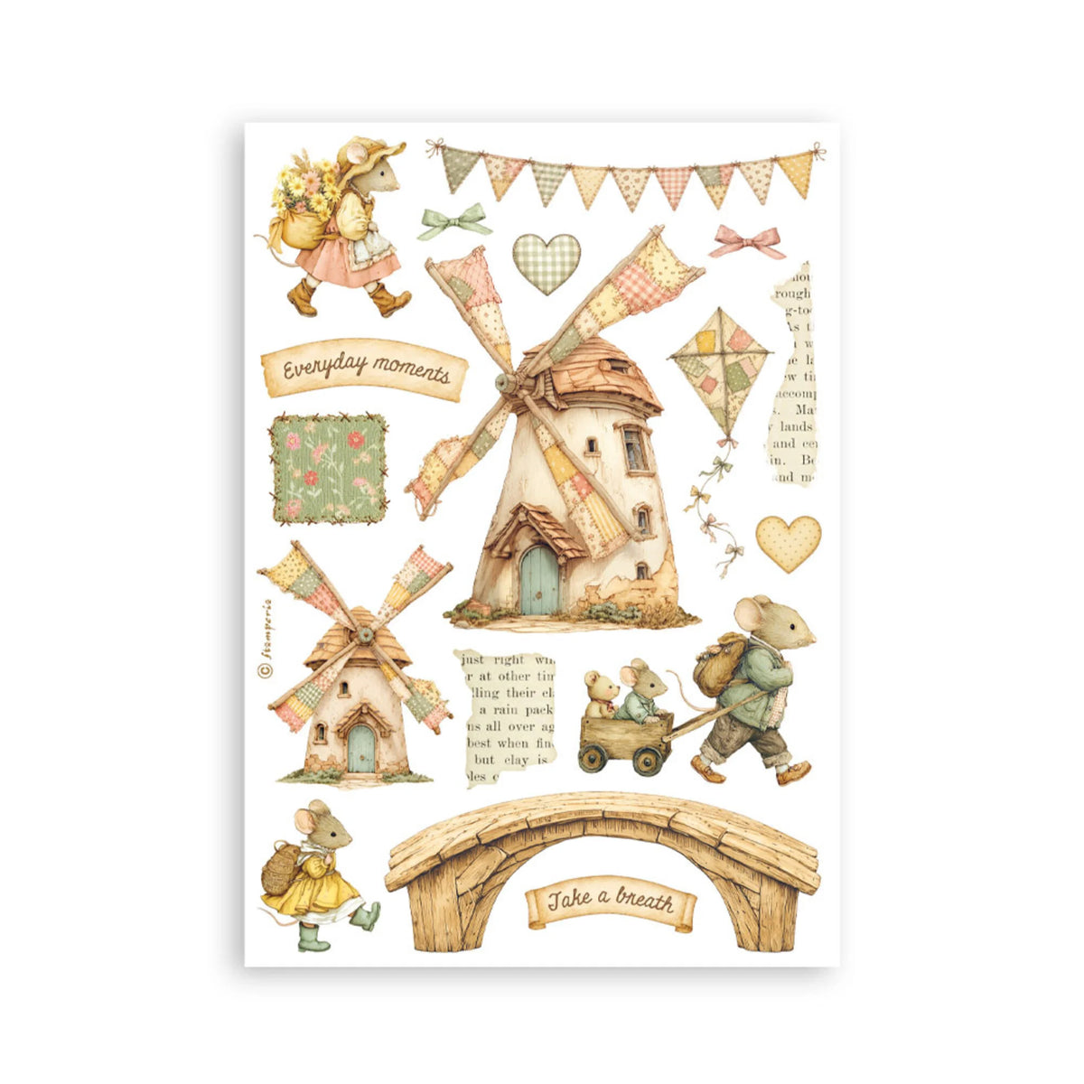 Stamperia - Cozy Family - Washi Pad A5