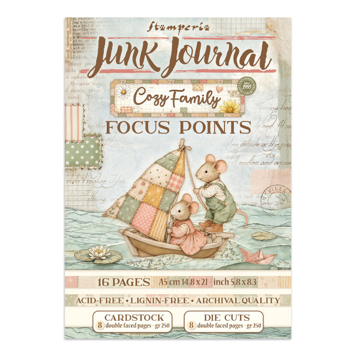 Stamperia - Junk Journal - Cozy Family - Focus Points - A5