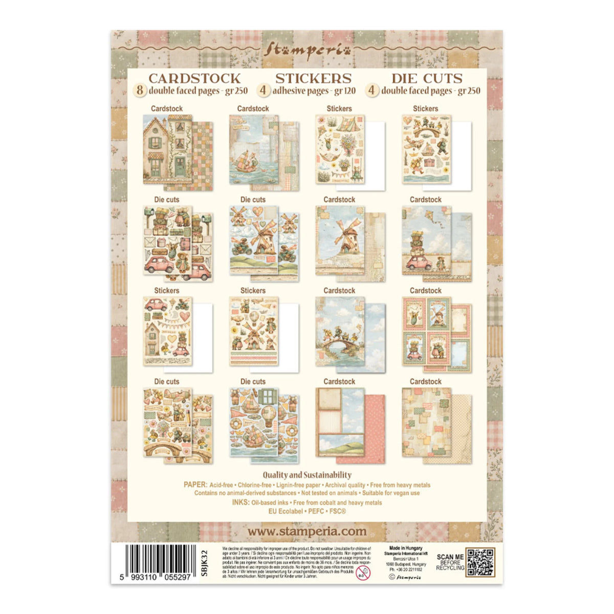 Stamperia - Junk Journal - Cozy Family - A4
