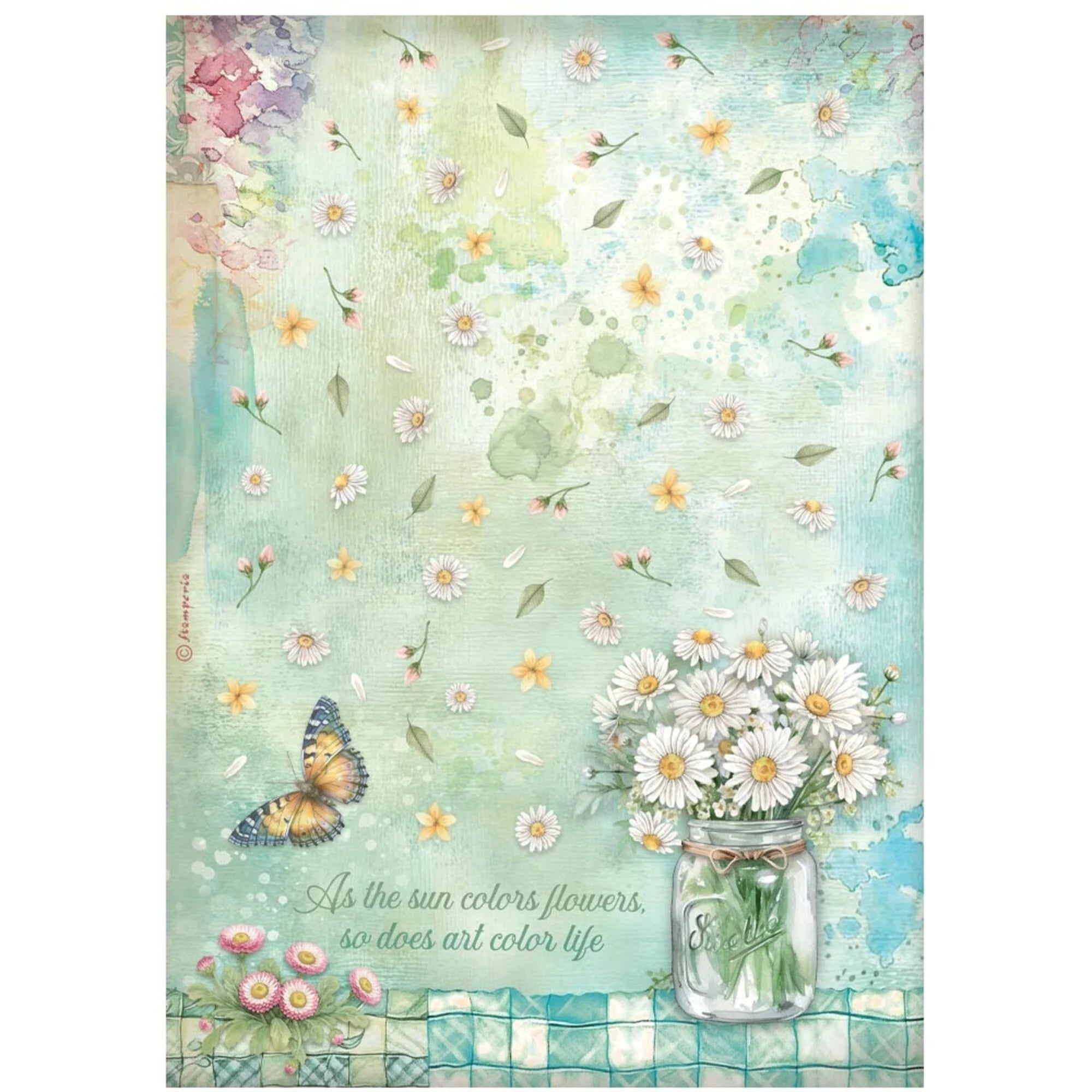 Stamperia - Daisy Art - Rice Paper Selection A4