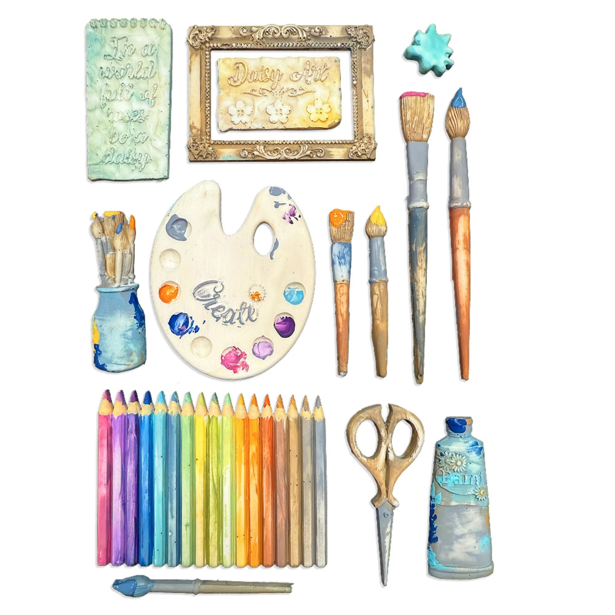 Stamperia  - Daisy Art - Silicon Mould - Creative Art