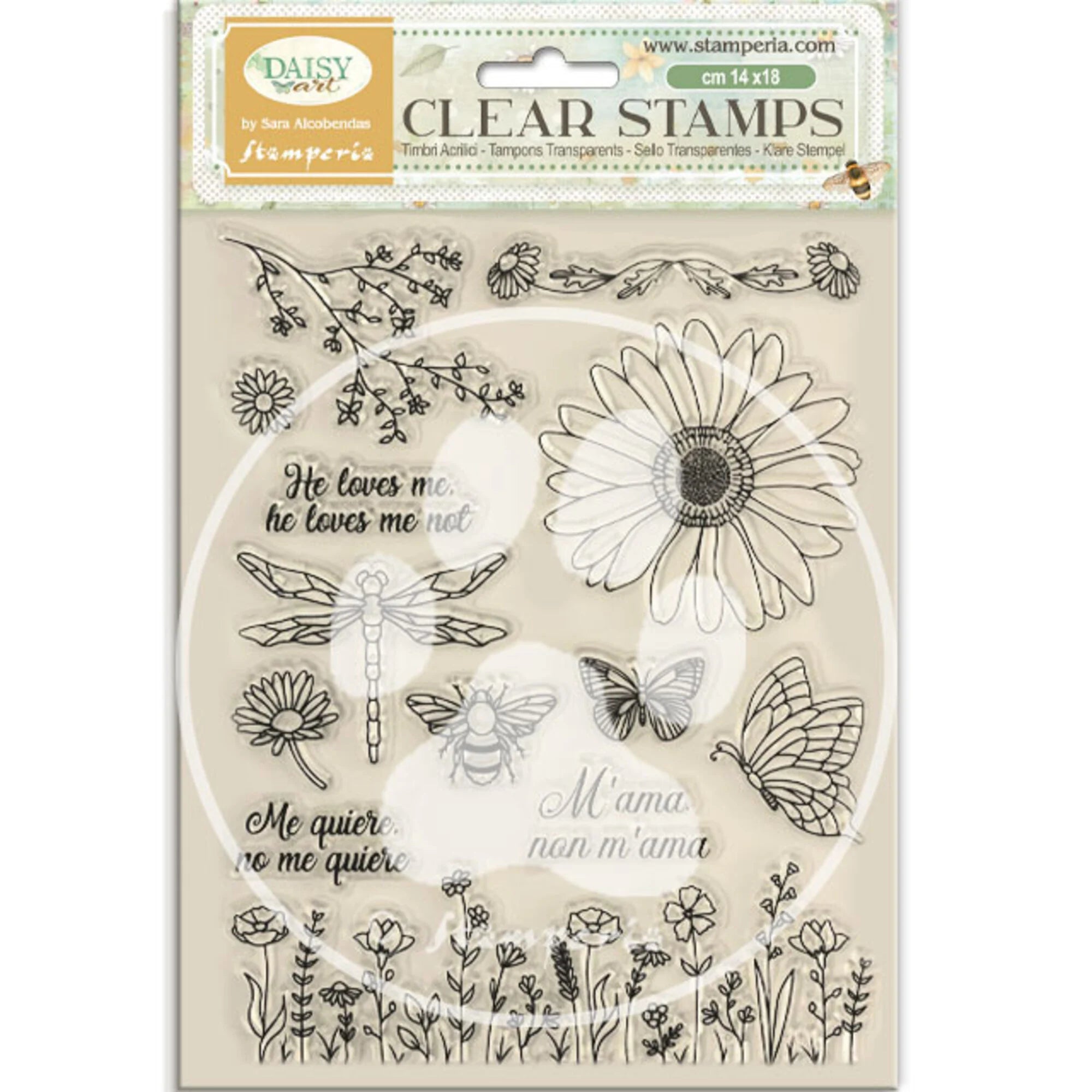 Stamperia - Daisy Art - Clear Stamp