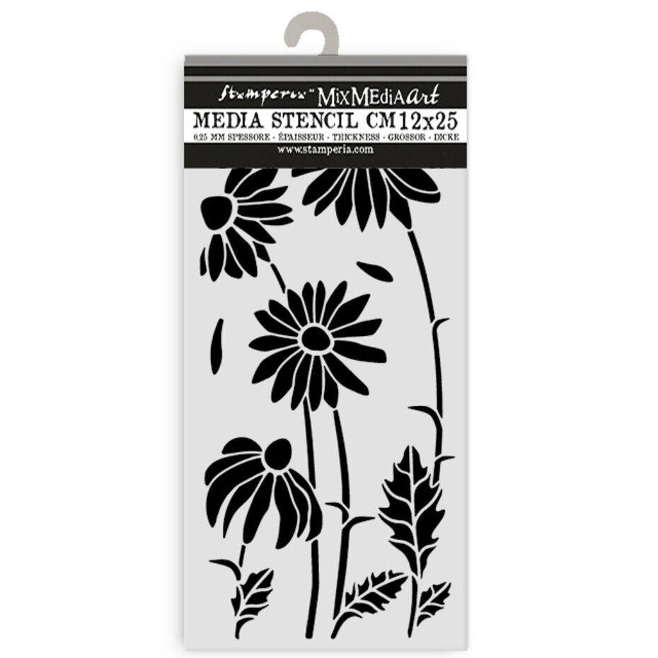 Stamperia - Daisy Art - Stencil - Daisies - 12x25cm