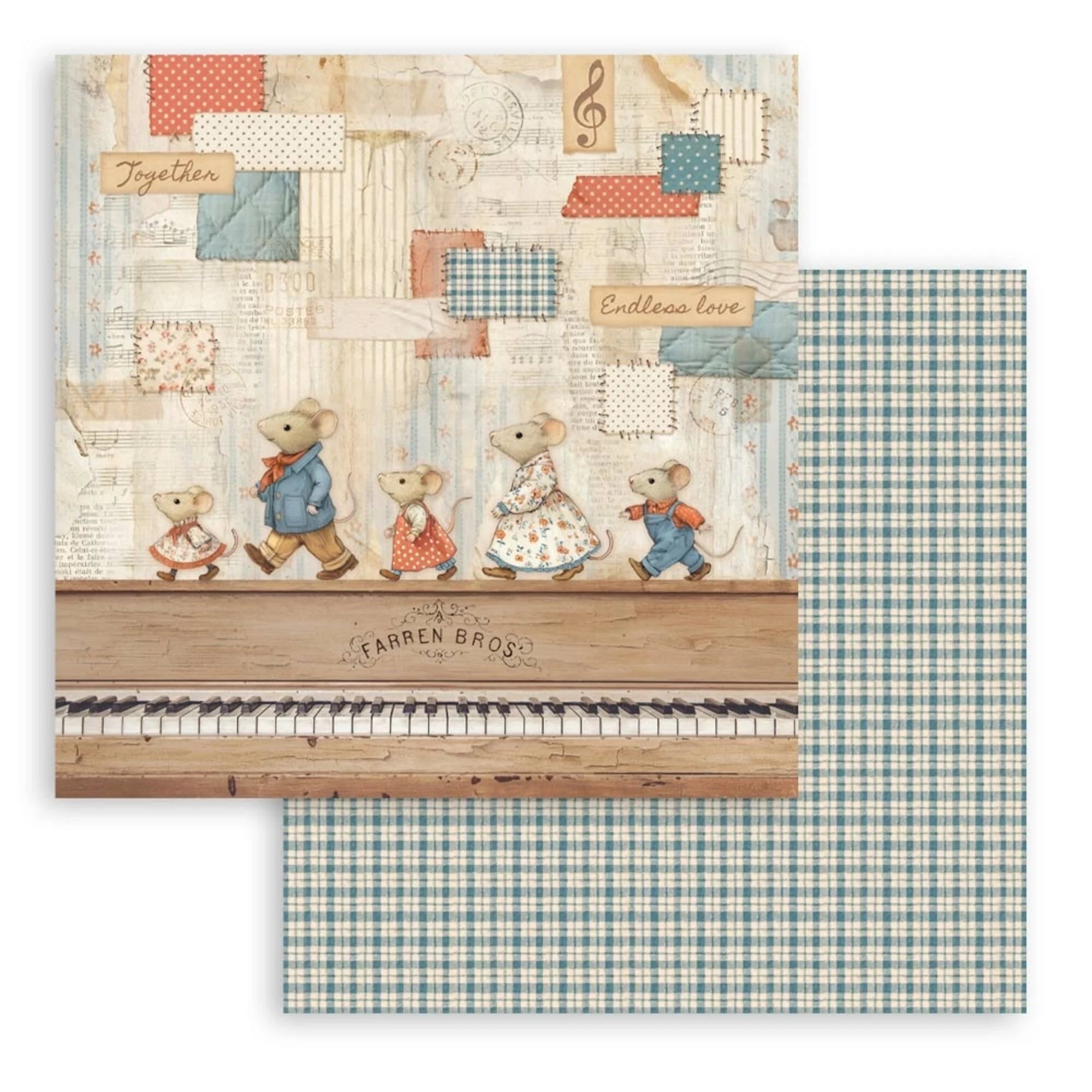 Stamperia  - Family - Paper Pad 12 x 12" (10ark)
