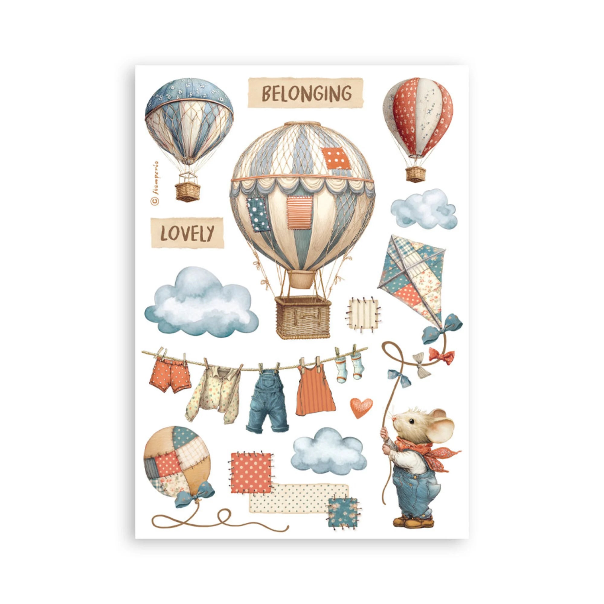 Stamperia - Family - Washi Pad A5