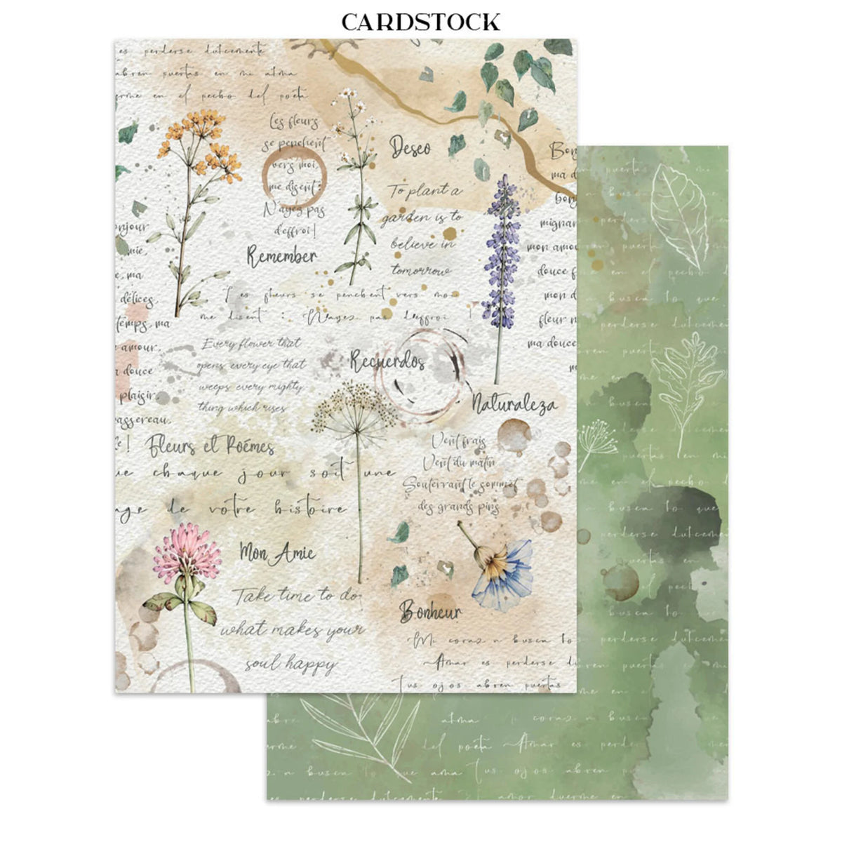 Stamperia - Junk Journal - Flowers and Poems - Focus Points - A5