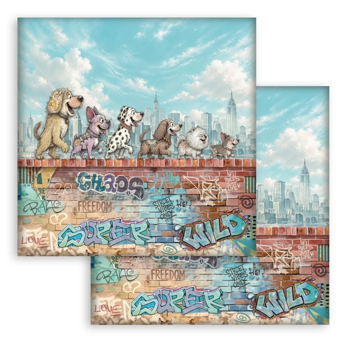 Stamperia - Furry Friends 2 - Paper Pad - 12 x 12"