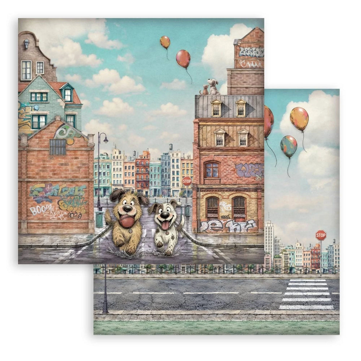 Stamperia - Furry Friends 2 - Paper Pad - 12 x 12"