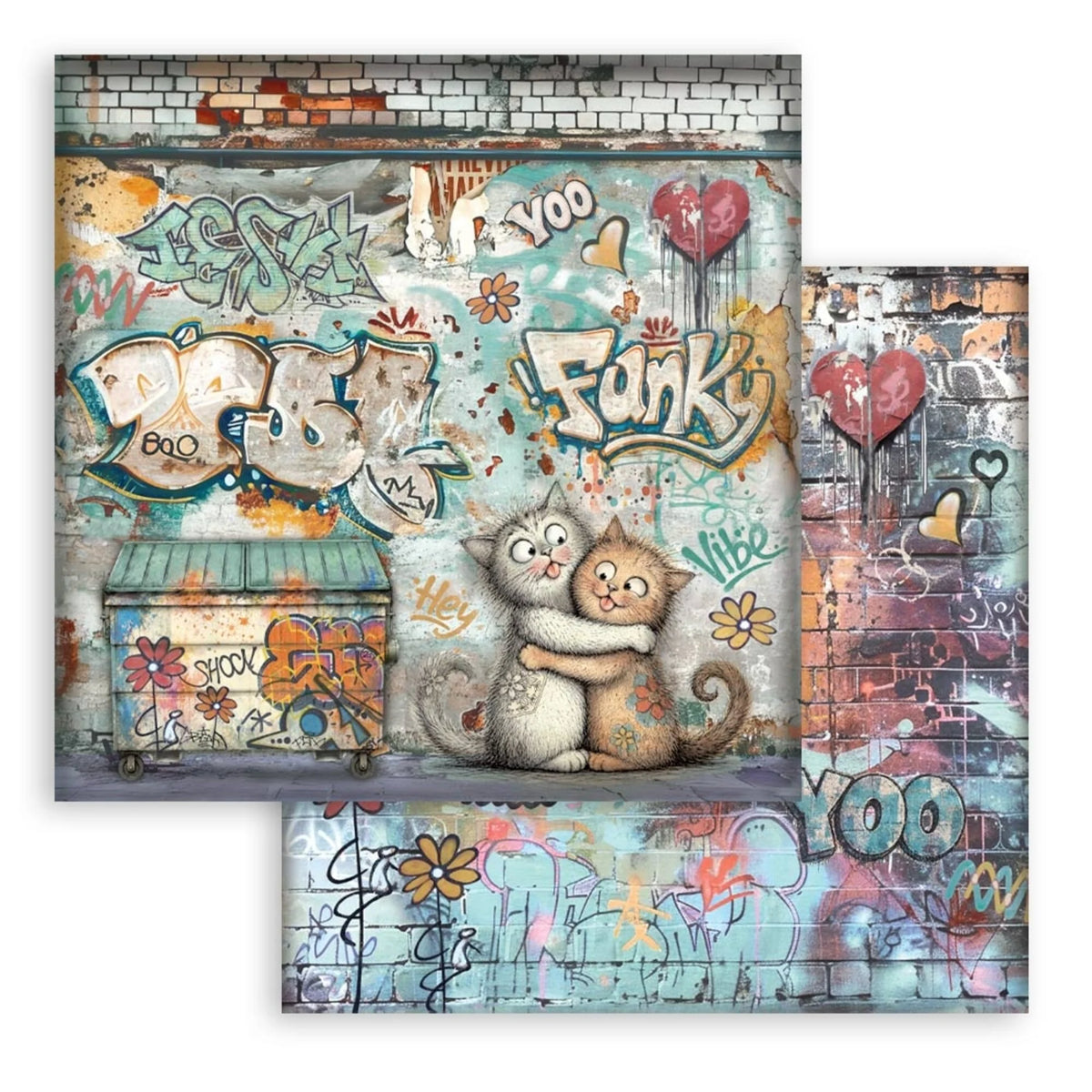 Stamperia - Furry Friends 2 - Paper Pad - 12 x 12"