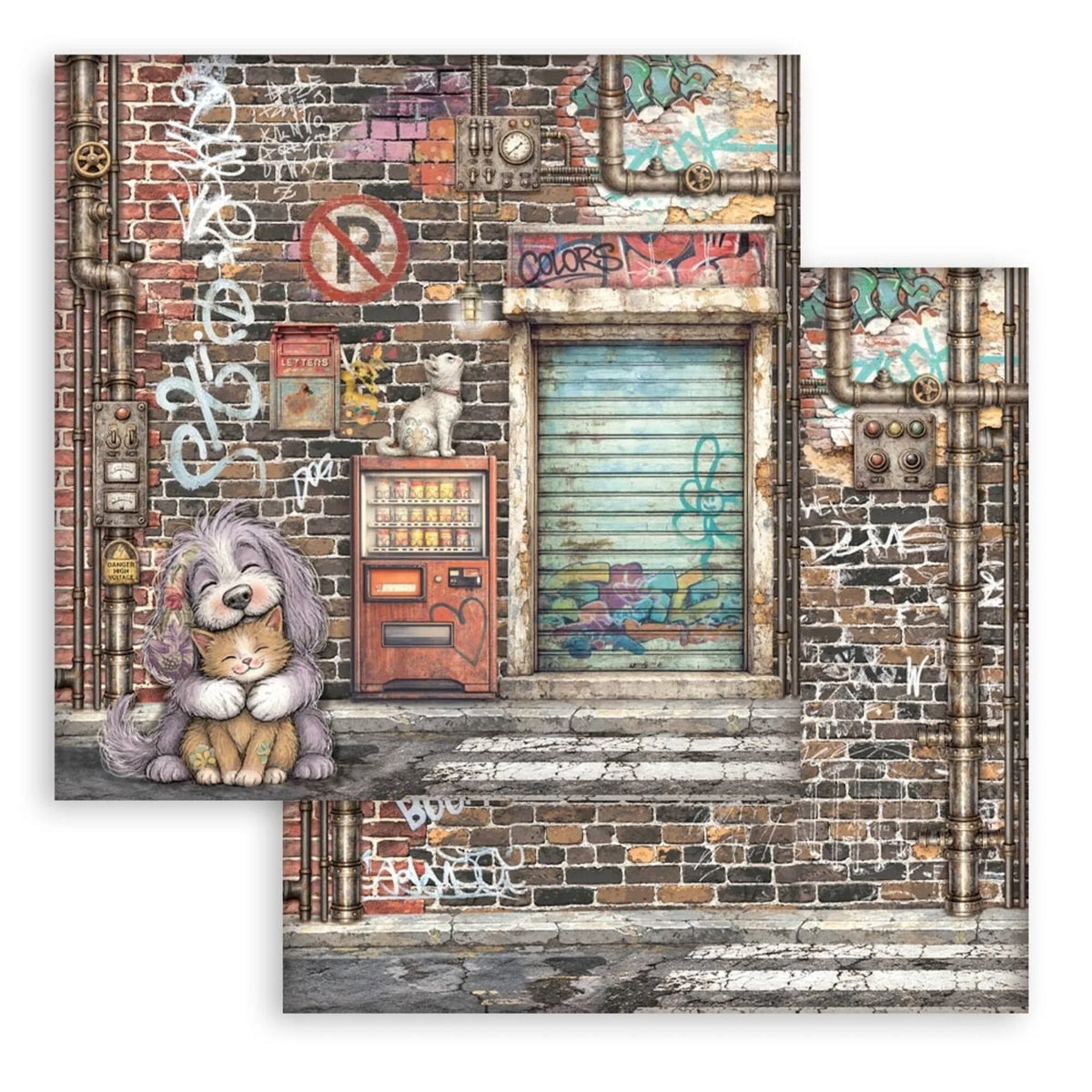 Stamperia - Furry Friends 2 - Paper Pad - 12 x 12"