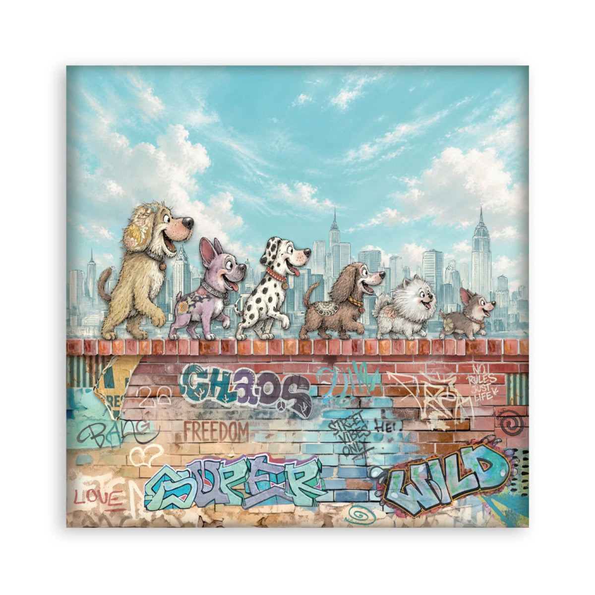 Stamperia - Furry Friends 2 - (Single Face) Paper Pad (22ark)  - 8 x 8"