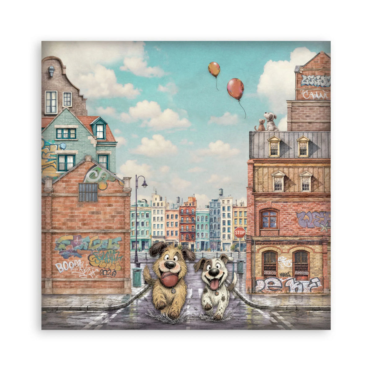Stamperia - Furry Friends 2 - (Single Face) Paper Pad (22ark)  - 8 x 8"