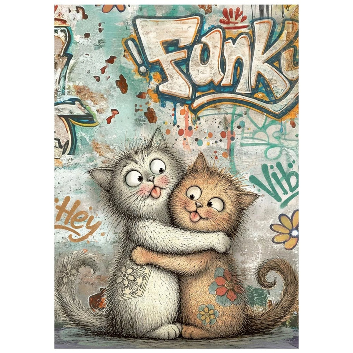 Stamperia - Furry Friends 2 - A6 Mini Rice Paper Selection by Antonis Tzanidakis