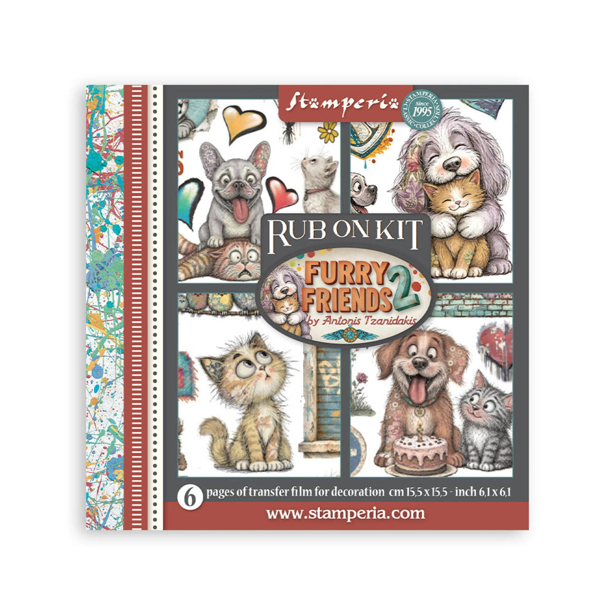 Stamperia - Furry Friends 2 - Art Journaling Selection