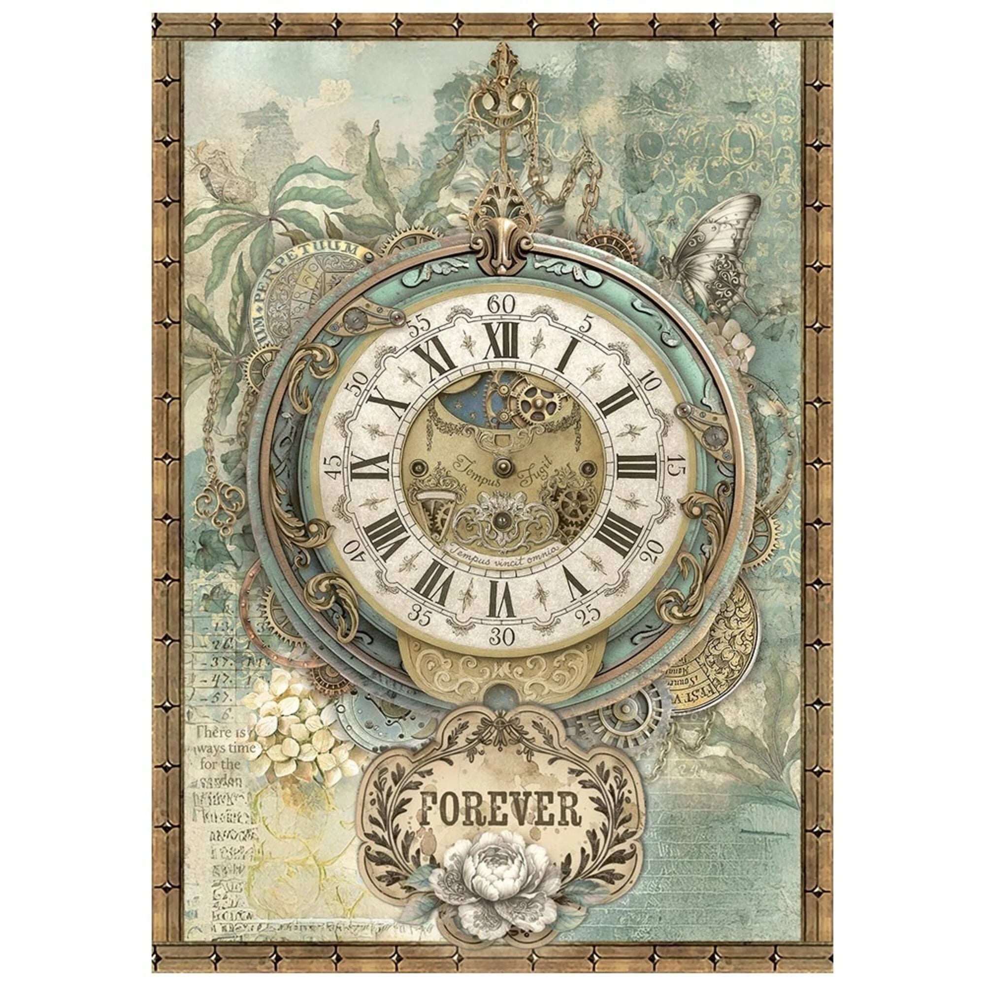 Stamperia - Gardens of Time - Mini Rice Paper - A6